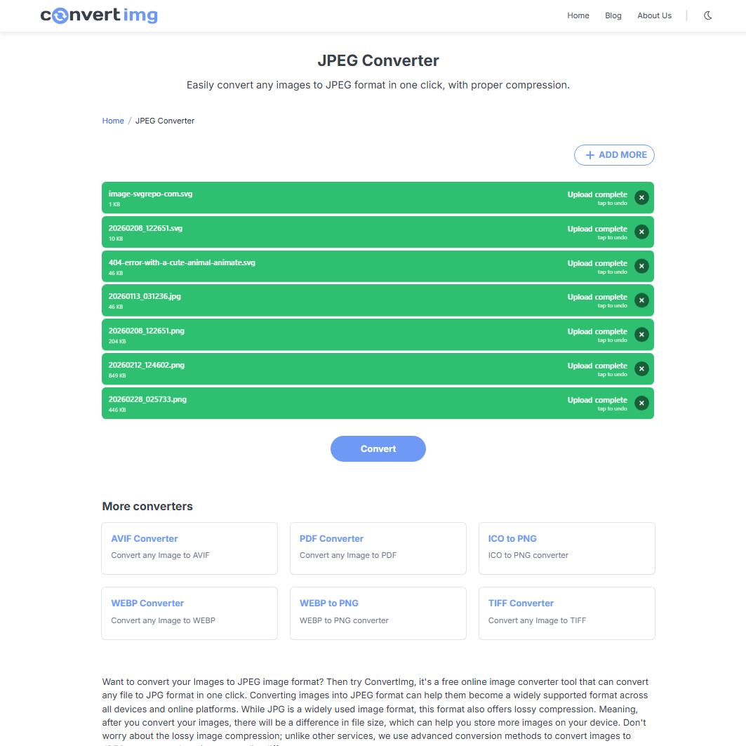 Screenshot 7 of Image Converter Online - ConvertImg