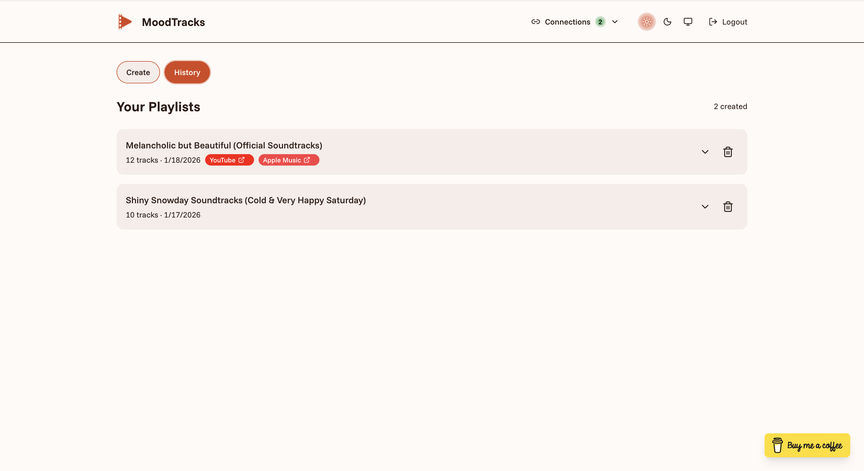 Screenshot 3 of MoodTracks