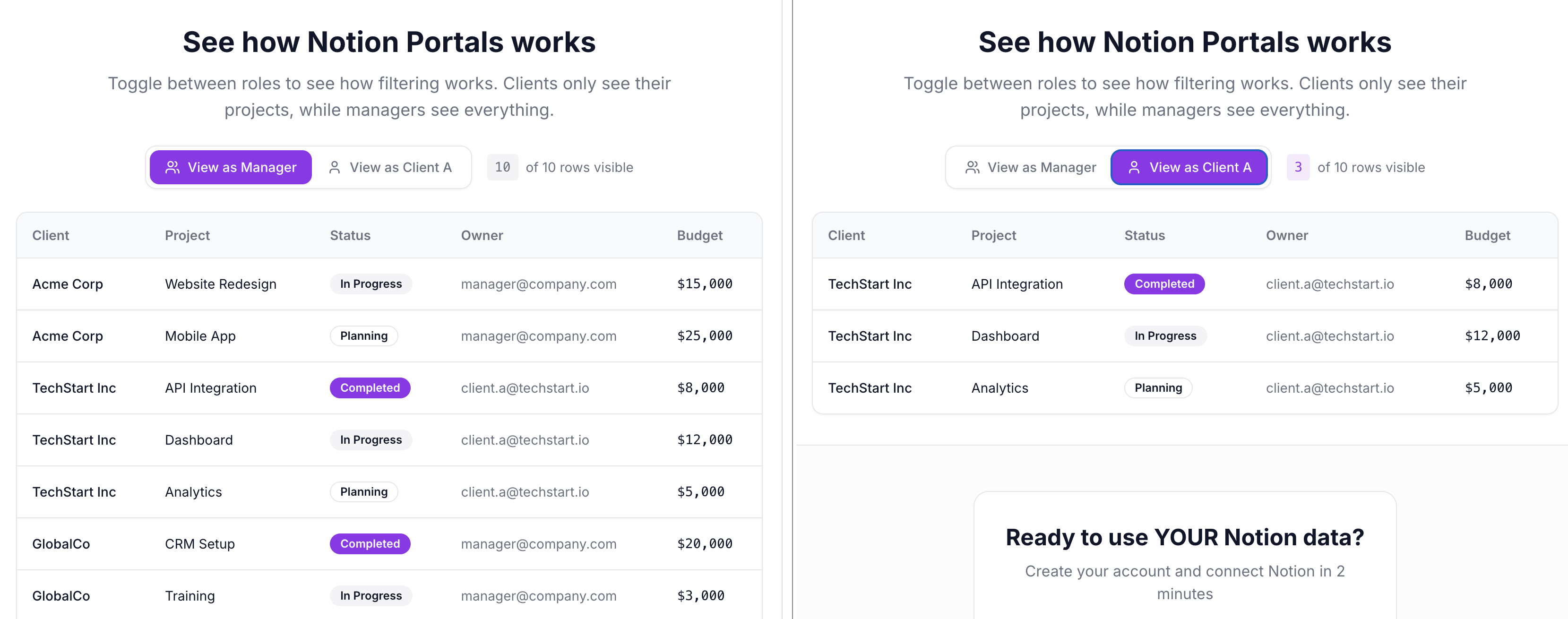 Screenshot 2 of Notion Portals