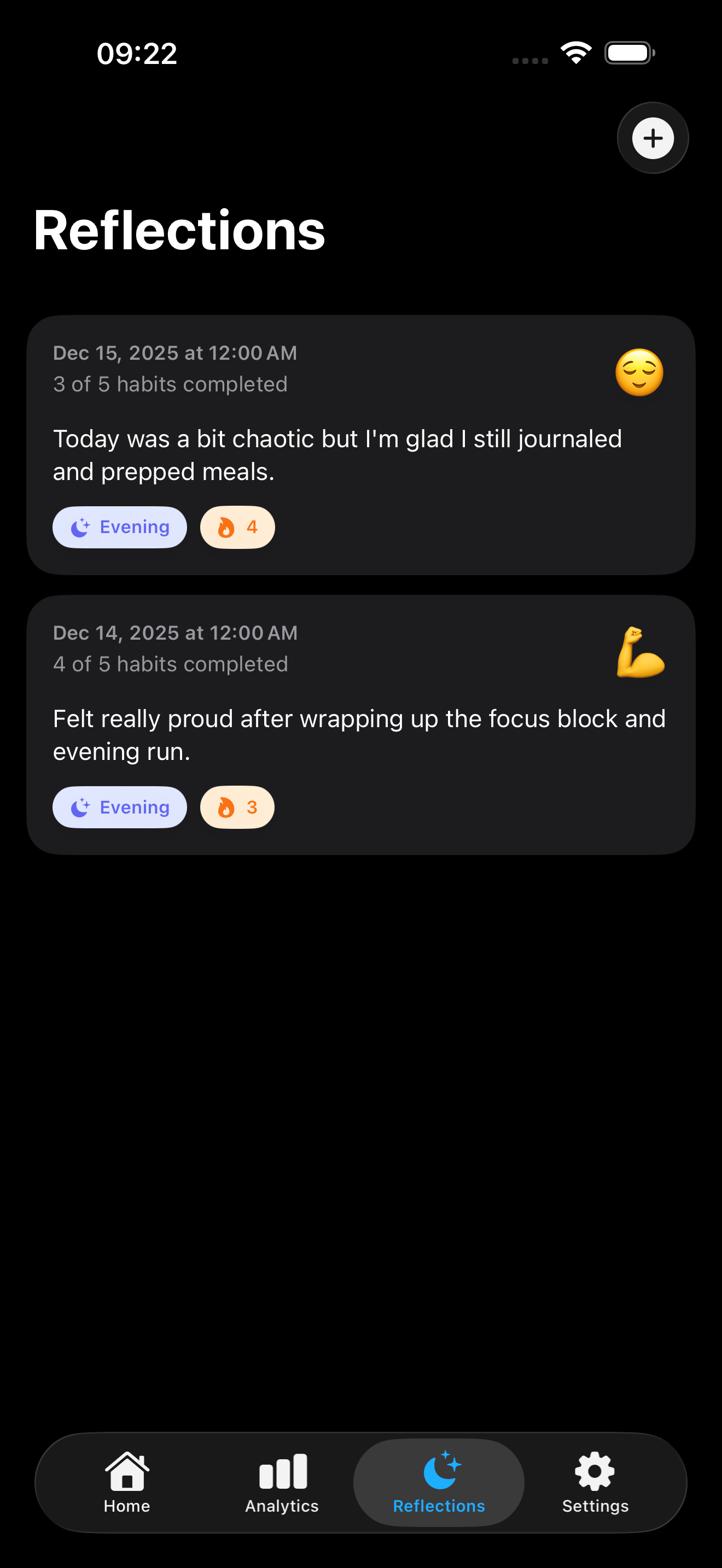 Screenshot 4 of Momentum - Daily Habit Tracker App