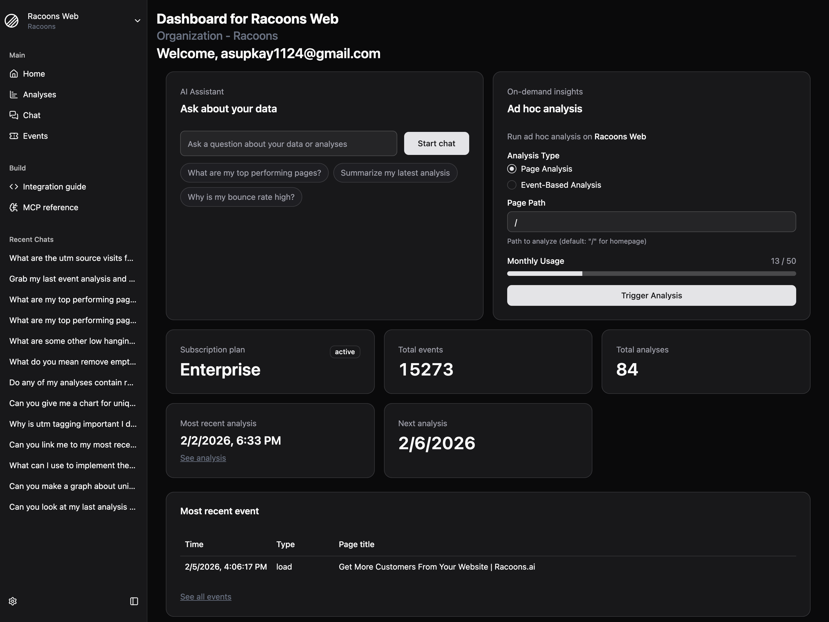 Screenshot 1 of Racoons.ai