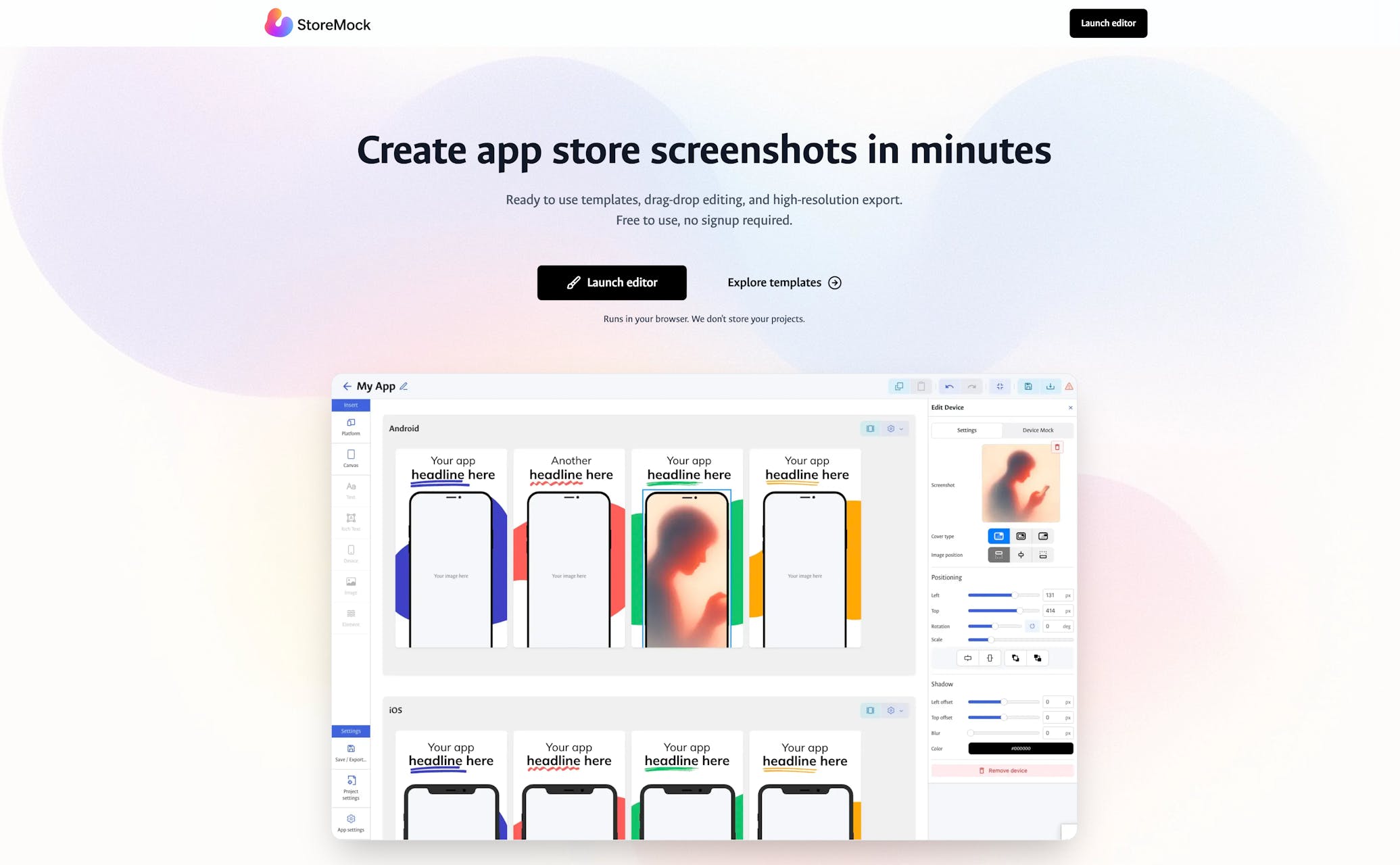 Screenshot 1 of StoreMock
