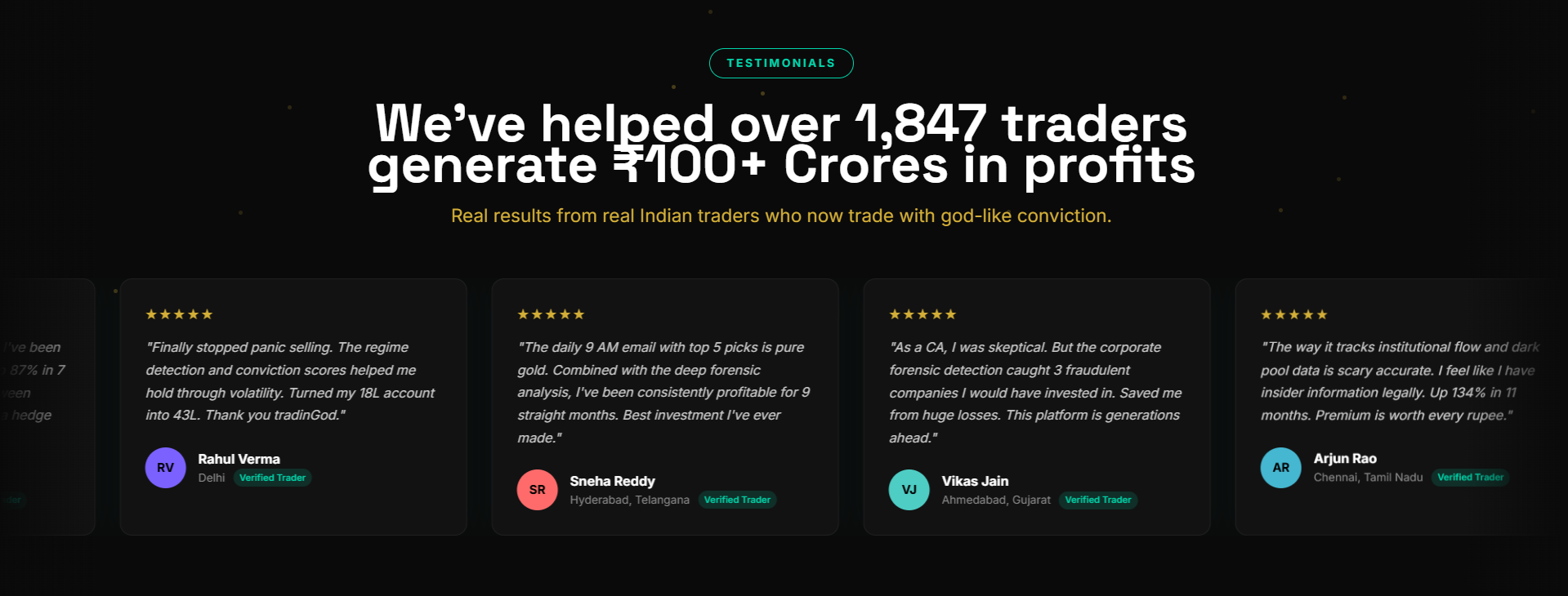 Screenshot 1 of tradinGod