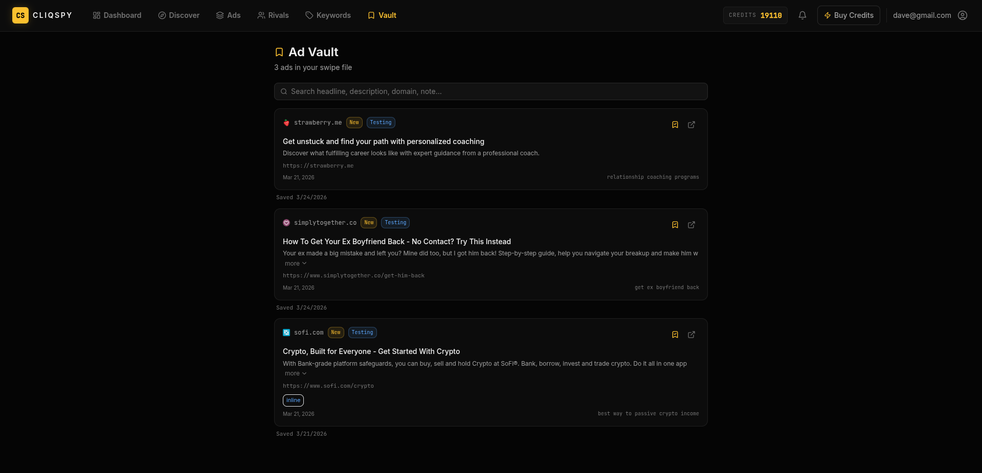 Screenshot 6 of CliqSpy