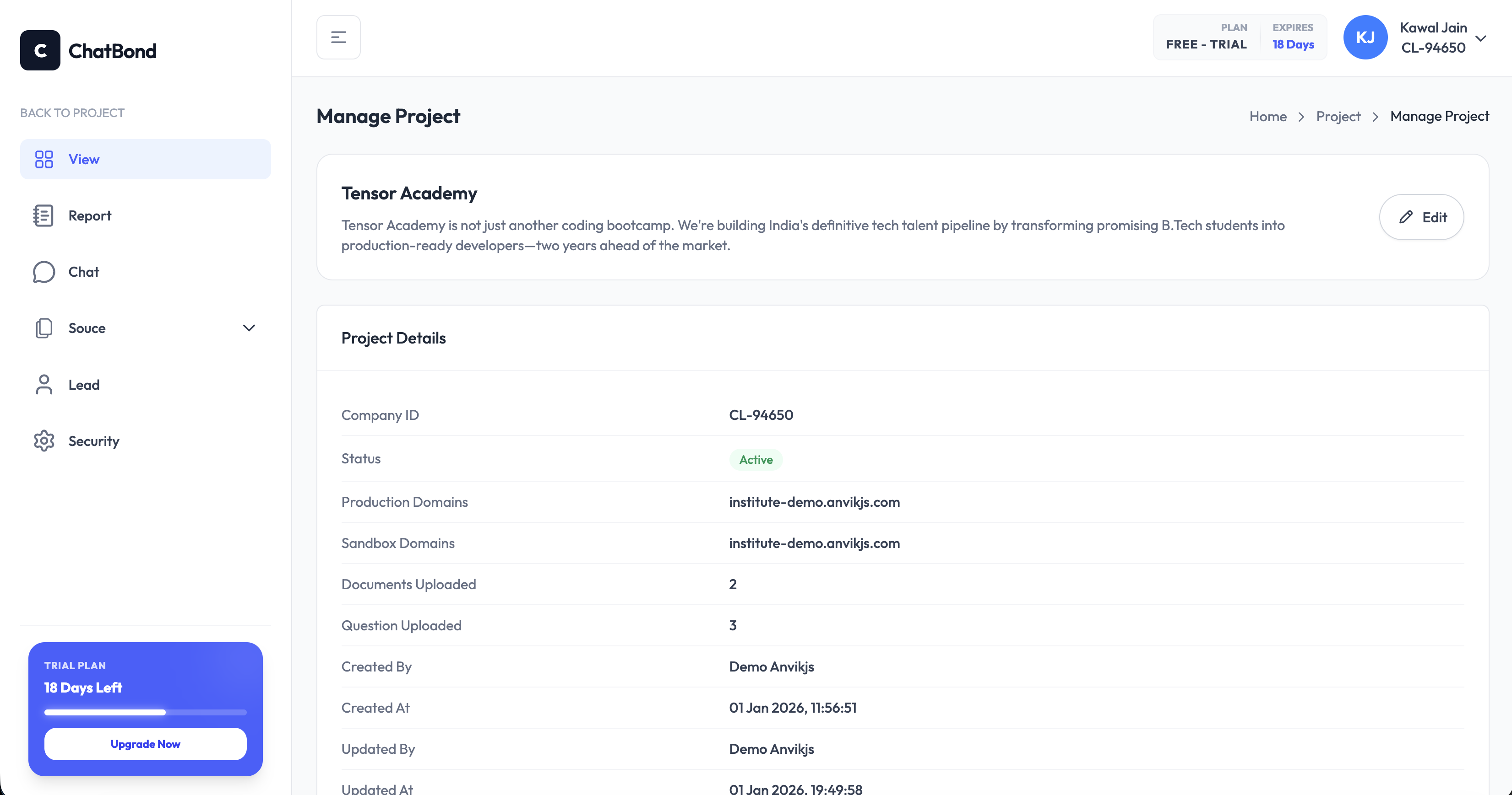 Screenshot 4 of Chatbond by AnviKjs