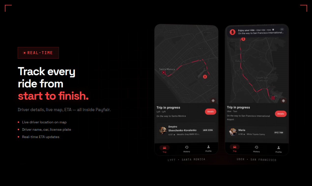 Screenshot 5 of Payfair: Compare Ride Prices