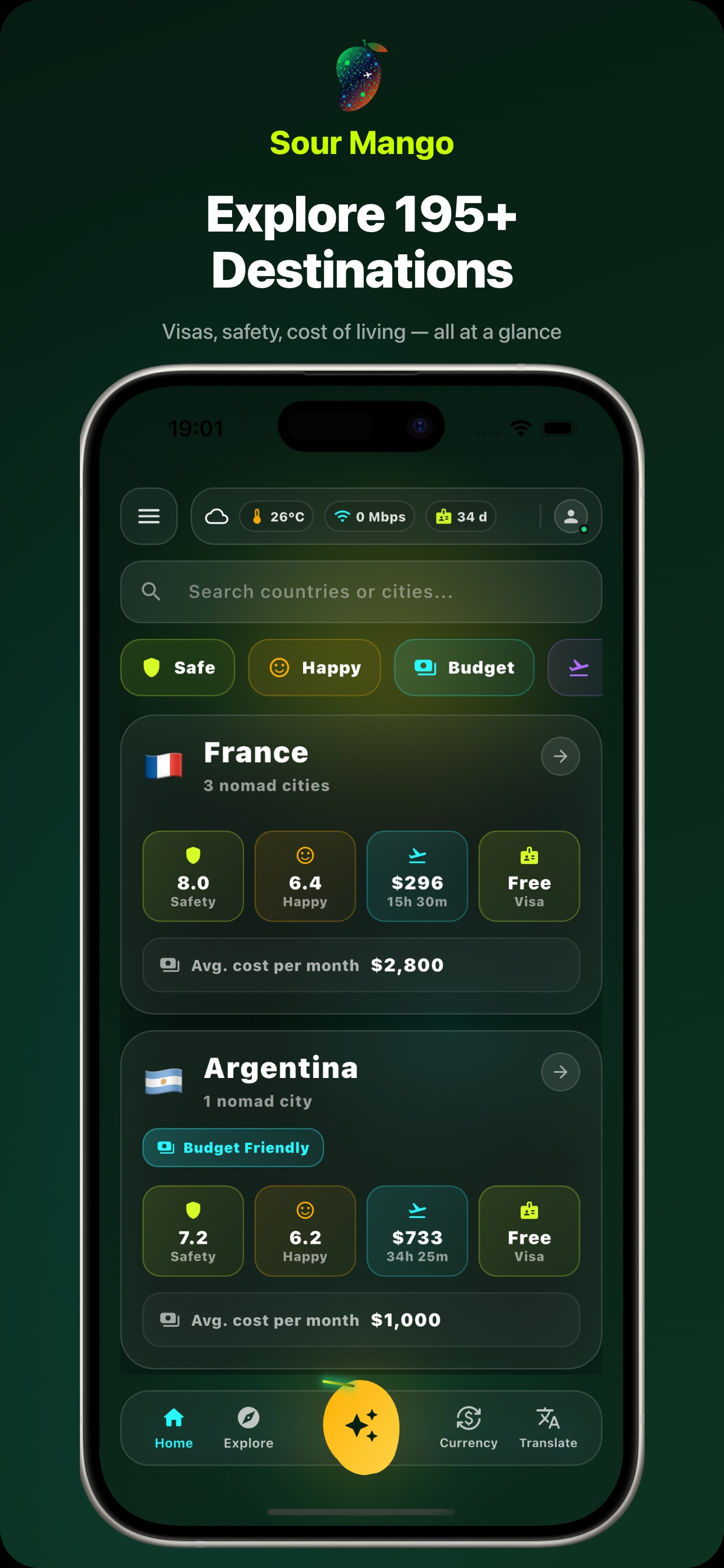 Screenshot 4 of Sour Mango: AI Travel Companion