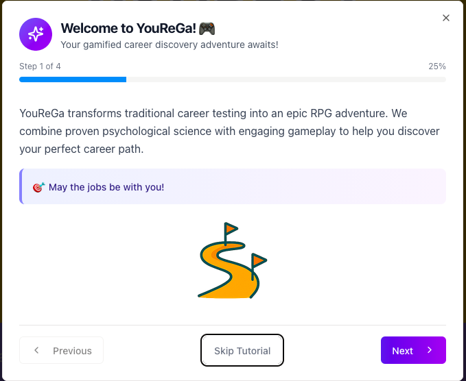 Screenshot 2 of YouReGa - Fun Career Test RPG