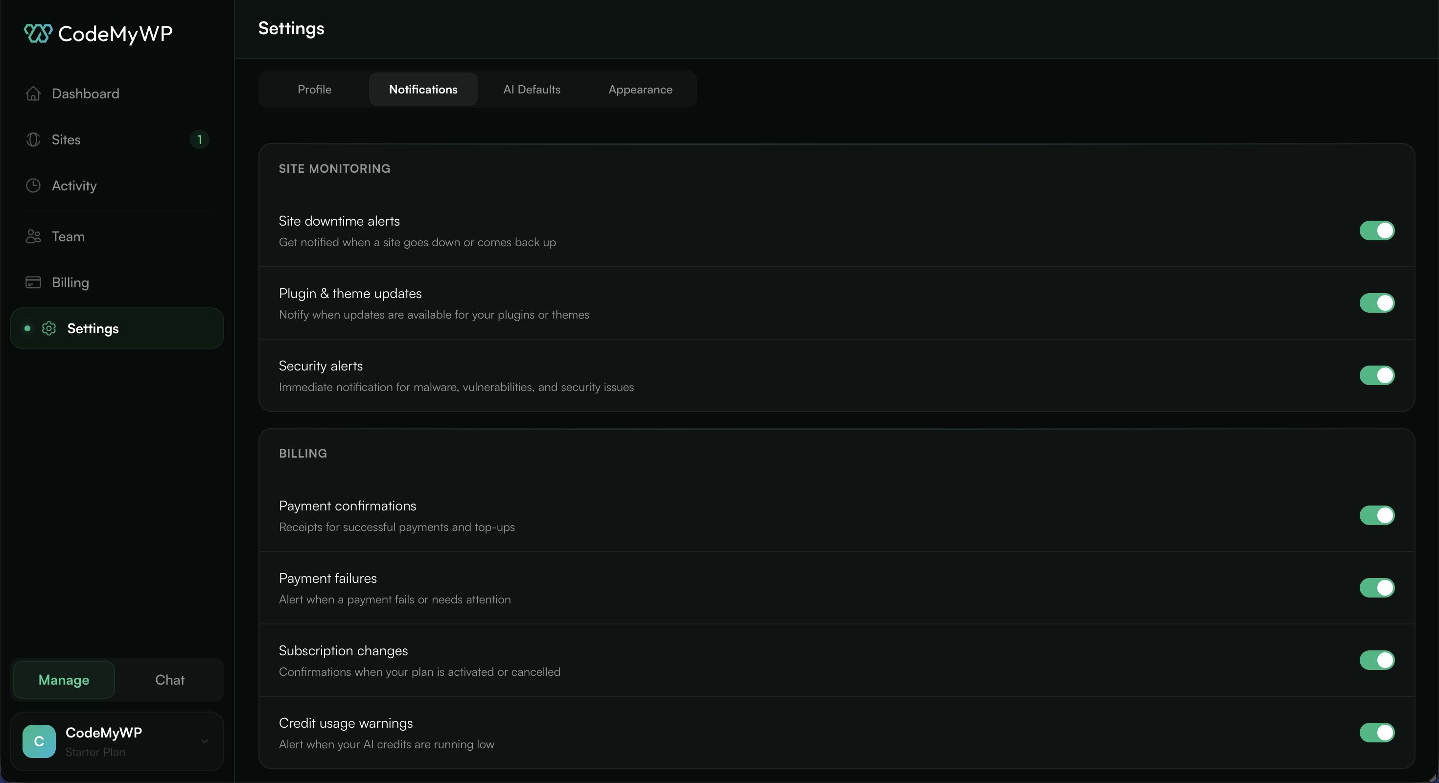 Screenshot 4 of CodeMyWP