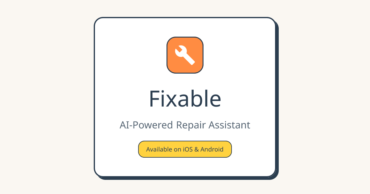 Screenshot 1 of Fixable - AI Repair Assistant