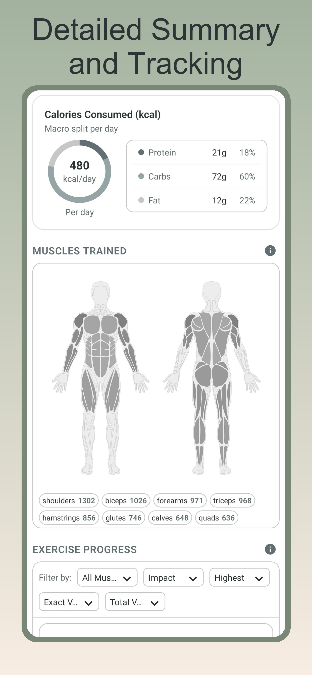 Screenshot 4 of Caloriva: AI Calorie & Gym Tracker