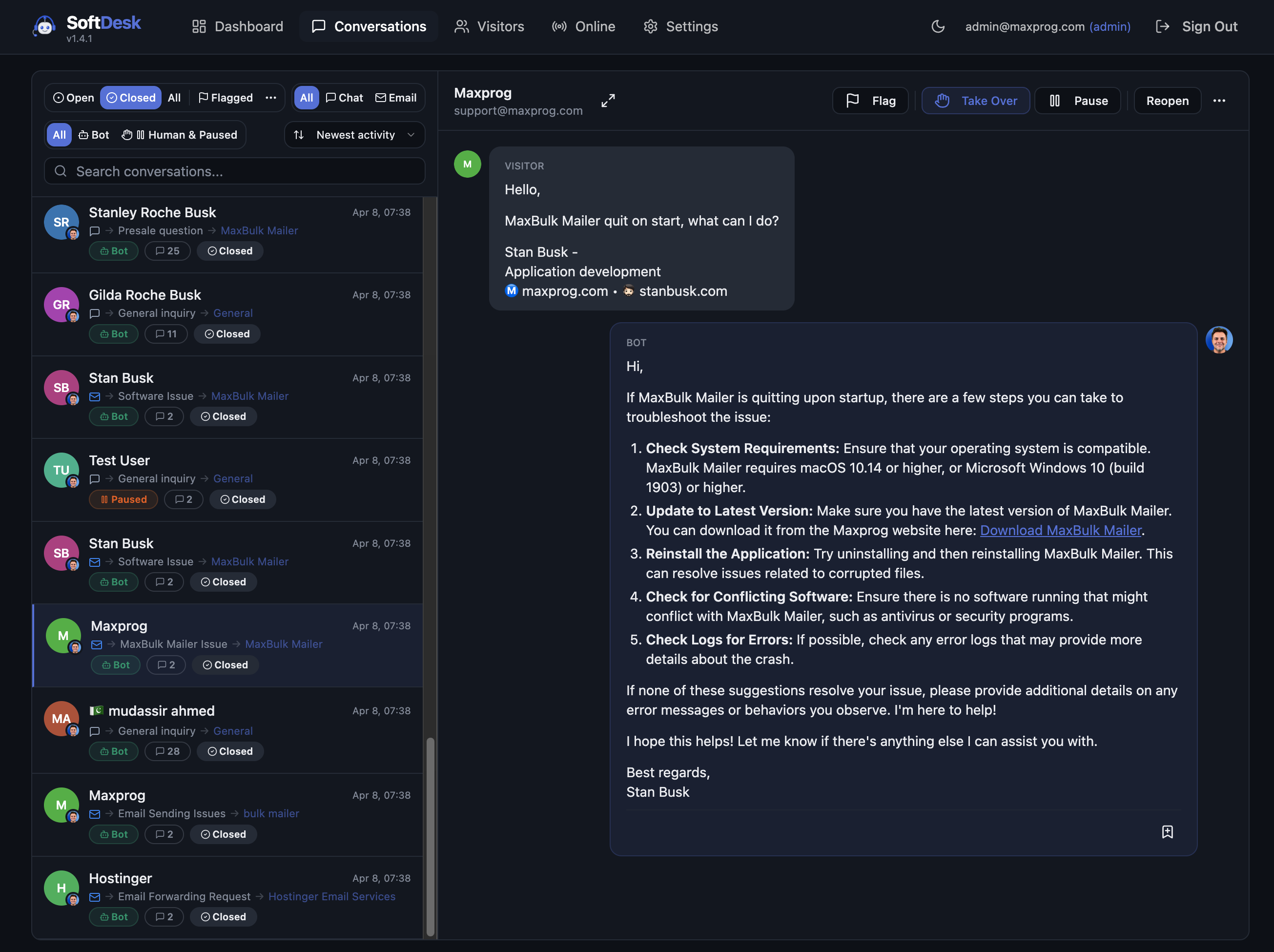 Screenshot 2 of SoftDesk