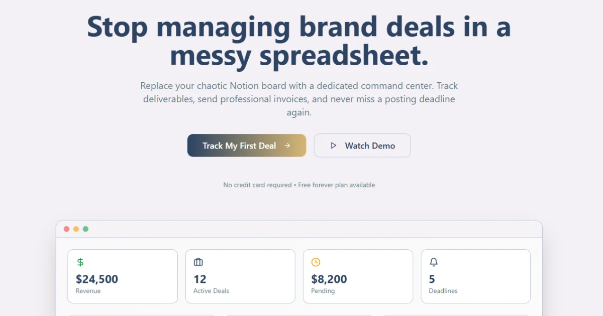 Screenshot 1 of Creator Flow