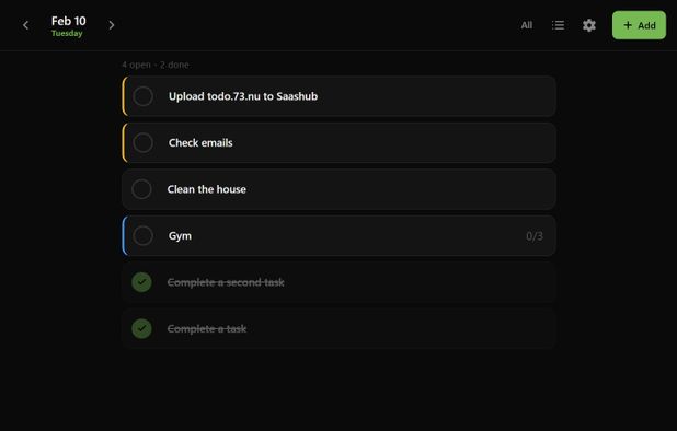 Screenshot 1 of TODO