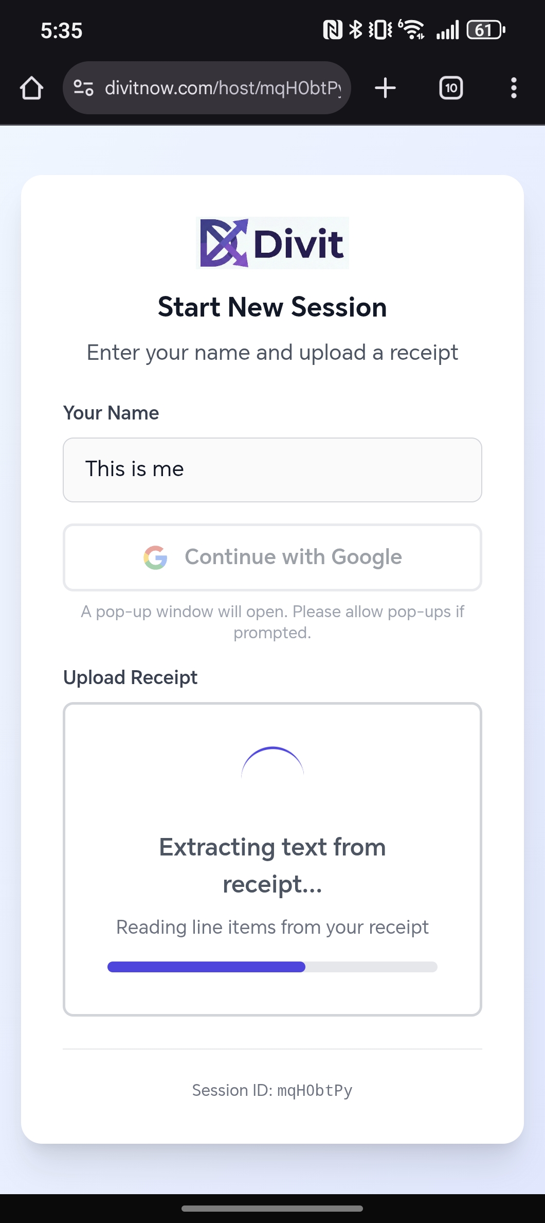 Screenshot 6 of Divit - Easy Bill Splitting in a Snap