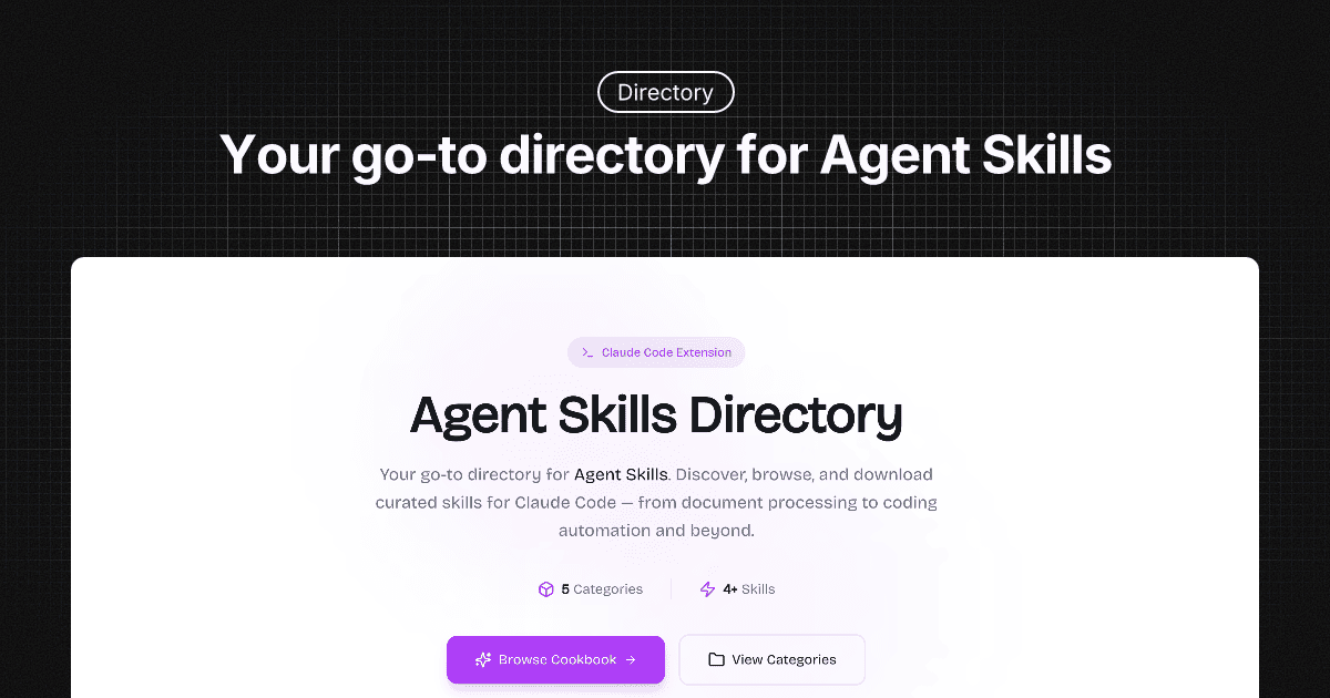Screenshot 1 of Agent Skills Guide
