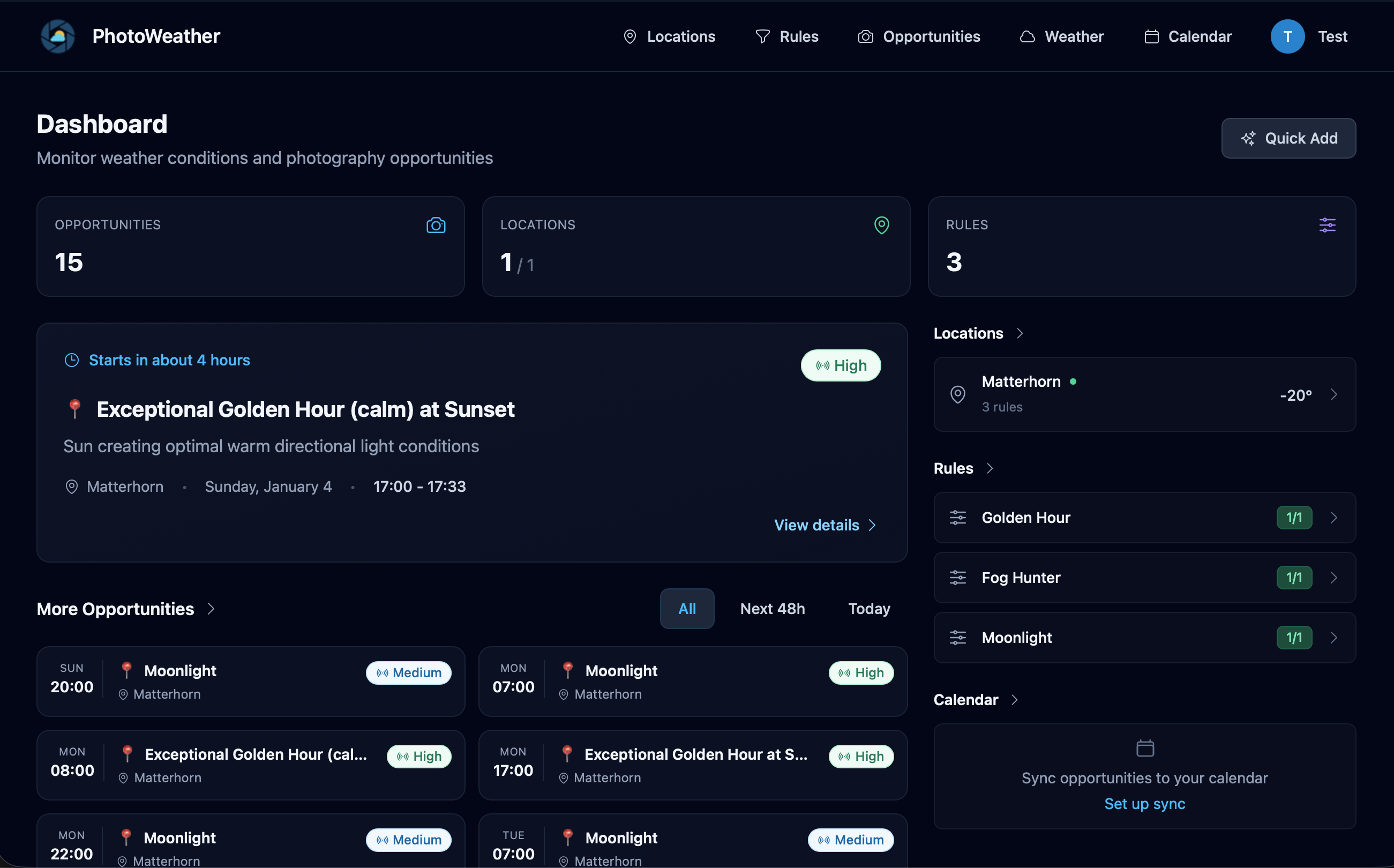 Screenshot 1 of PhotoWeather
