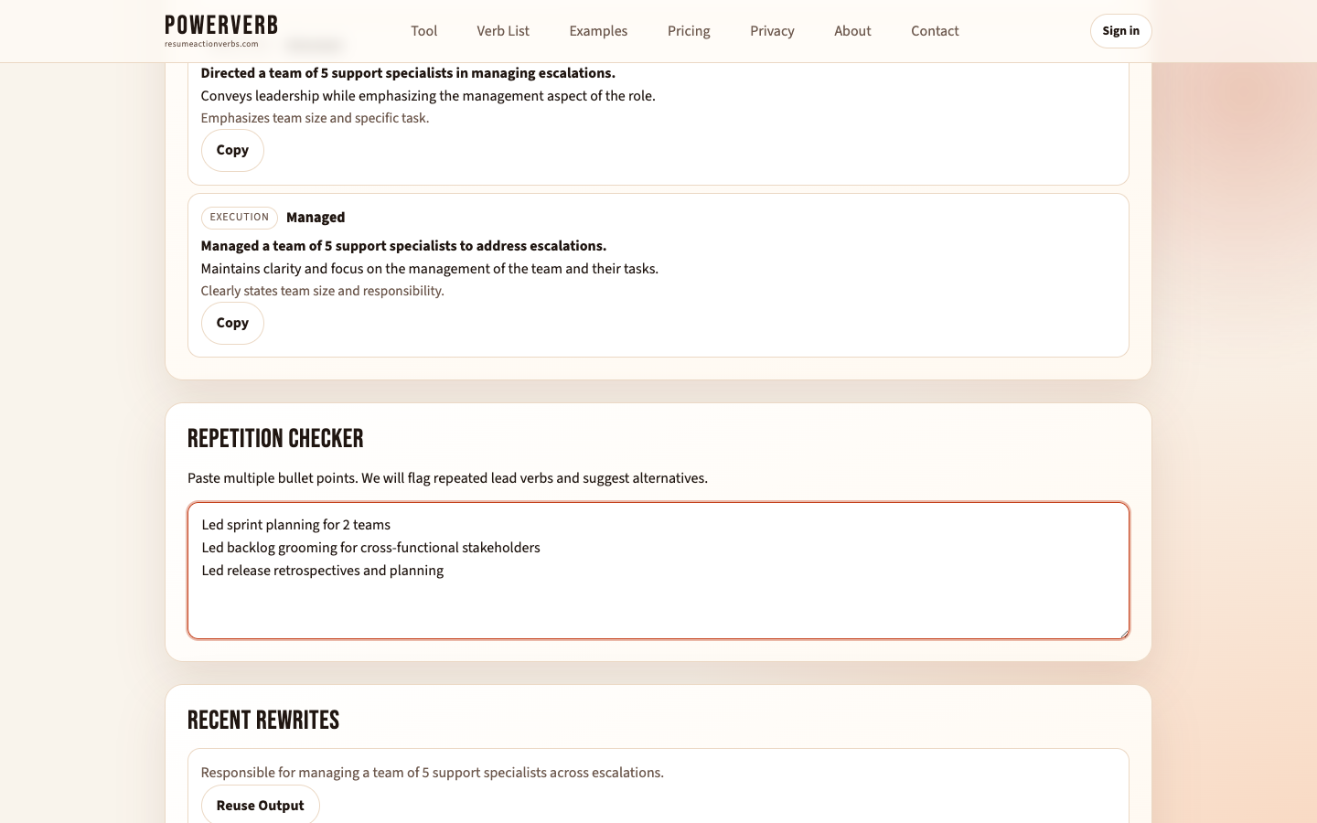 Screenshot 4 of PowerVerb