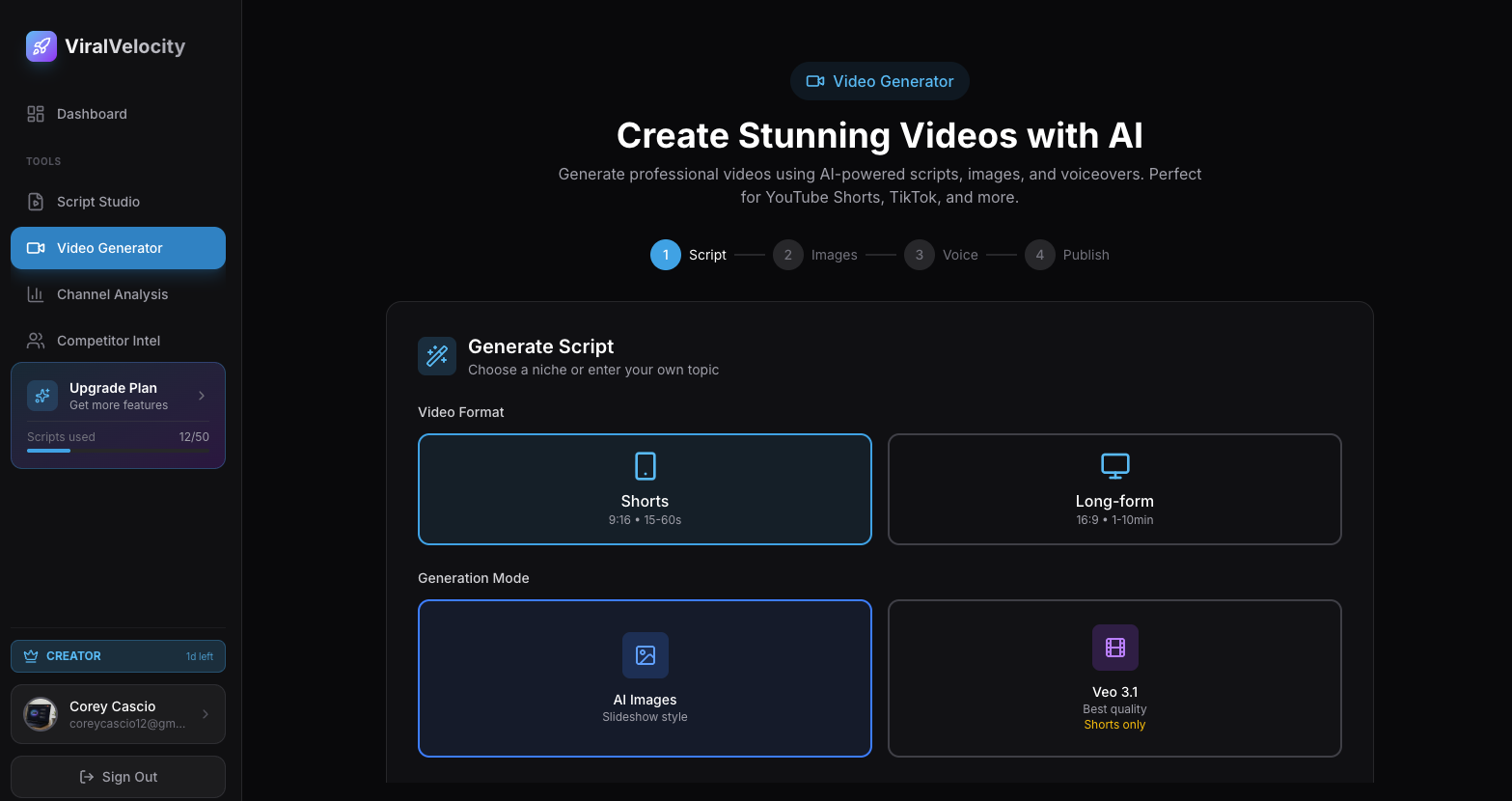 Screenshot 7 of Free YouTube Script Generator