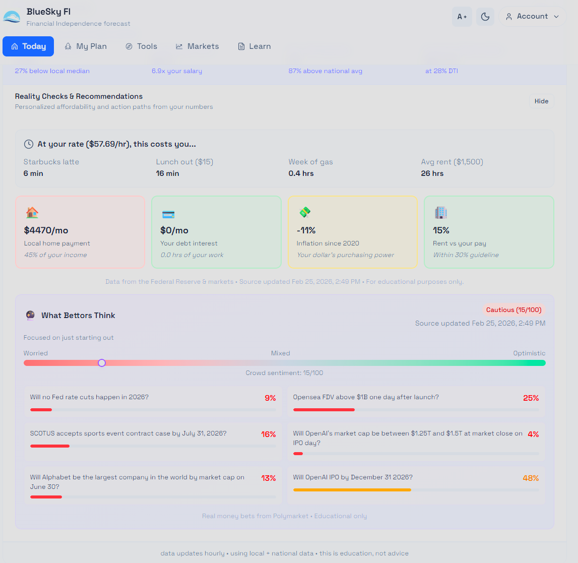 Screenshot 4 of Blue Sky FI (Financial Independence)