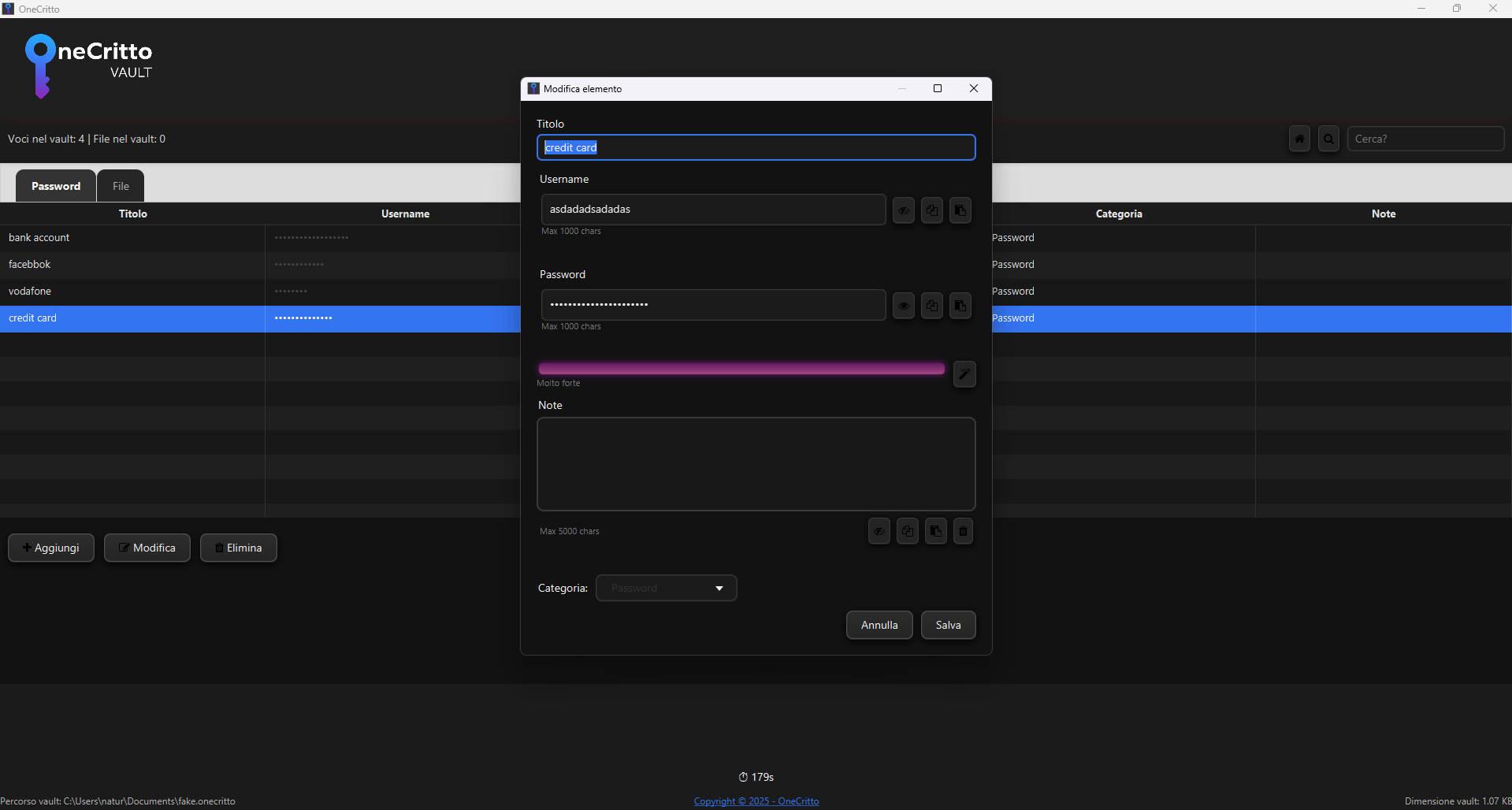Screenshot 1 of OneCritto