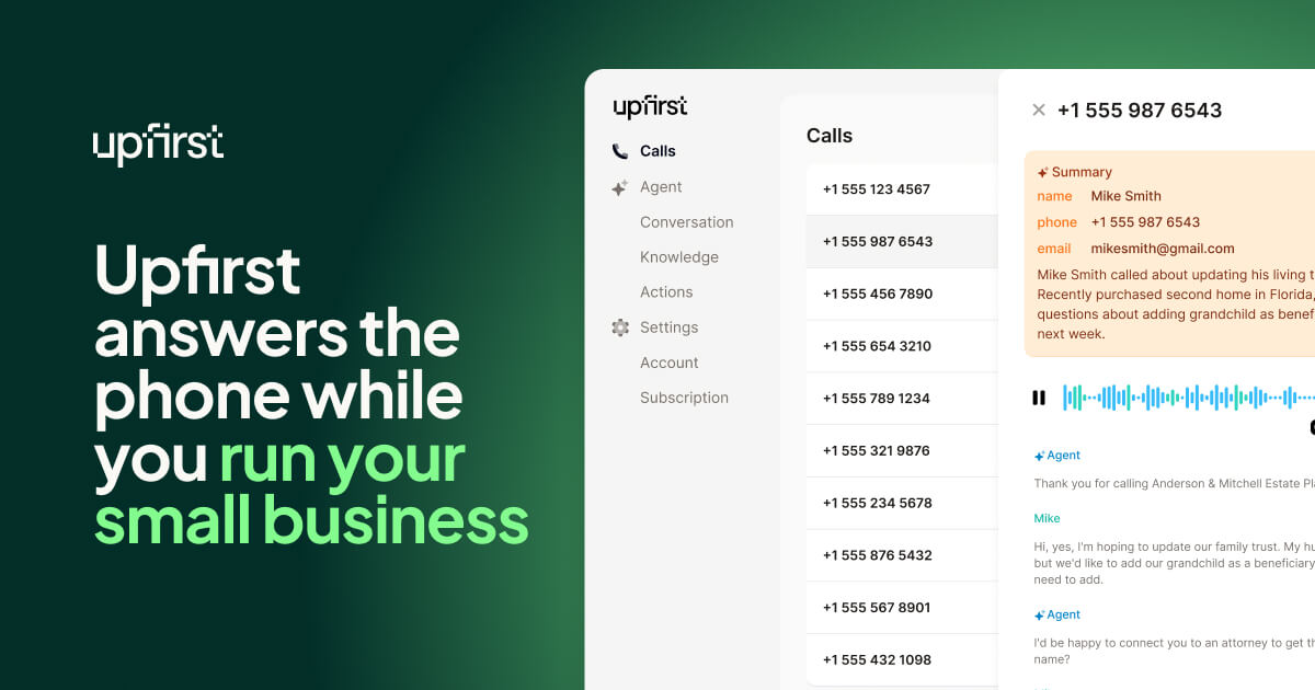Screenshot 1 of Upfirst