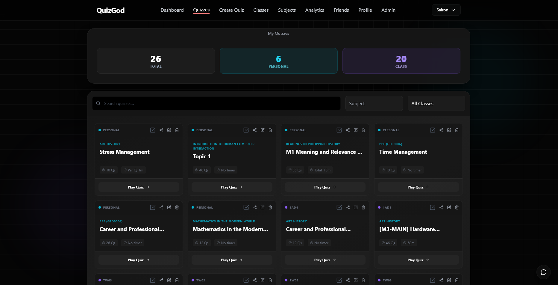 Screenshot 3 of QuizGod