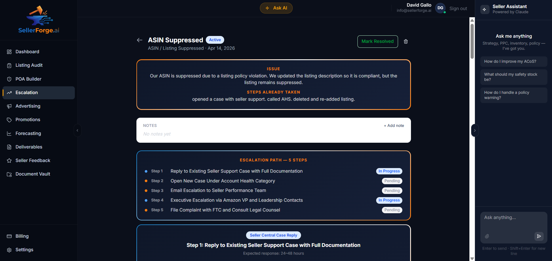 Screenshot 5 of SellerForge