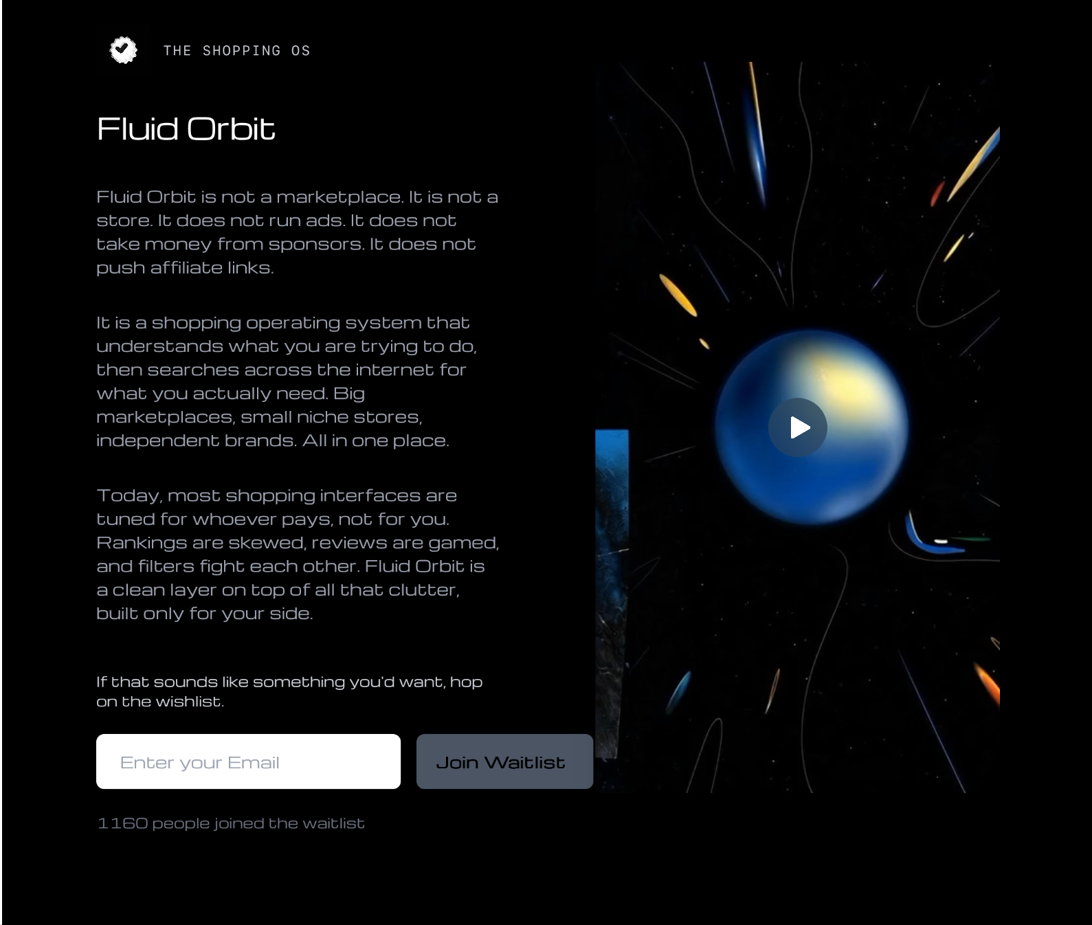 Screenshot 1 of Fluid Orbit 