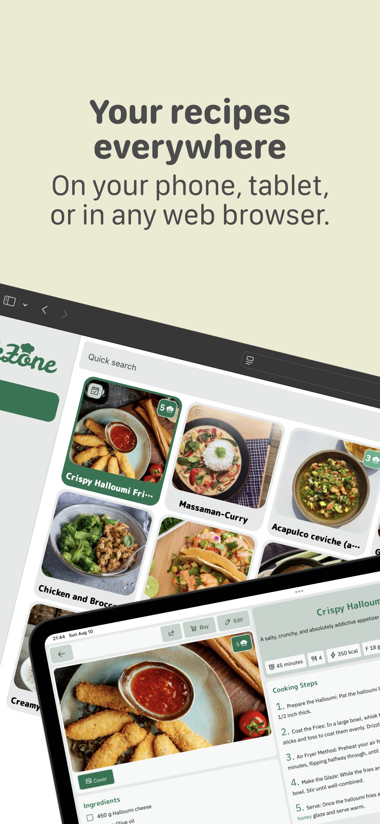 Screenshot 4 of CookZone Recipe Manager