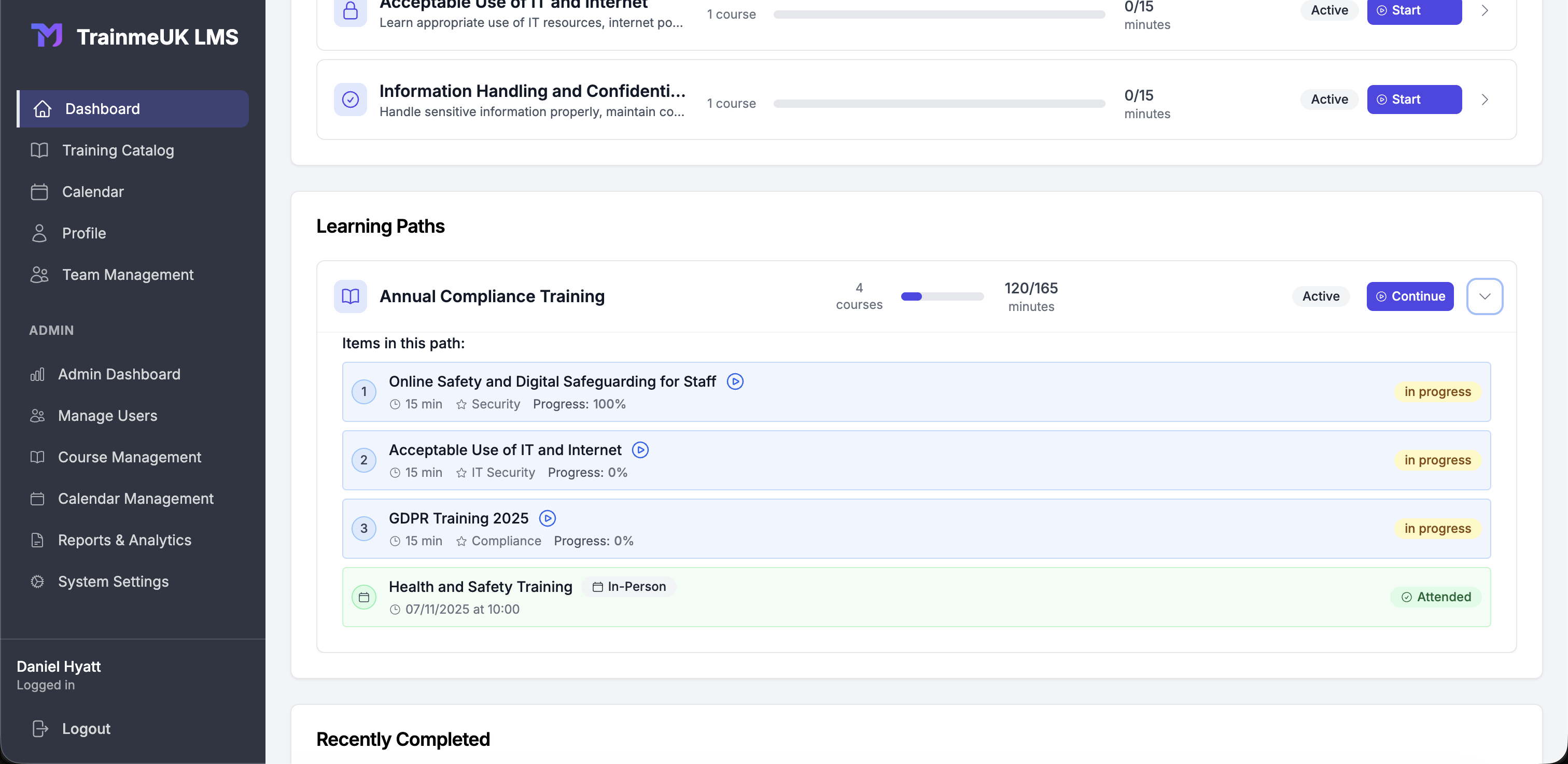 Screenshot 2 of TrainMe UK