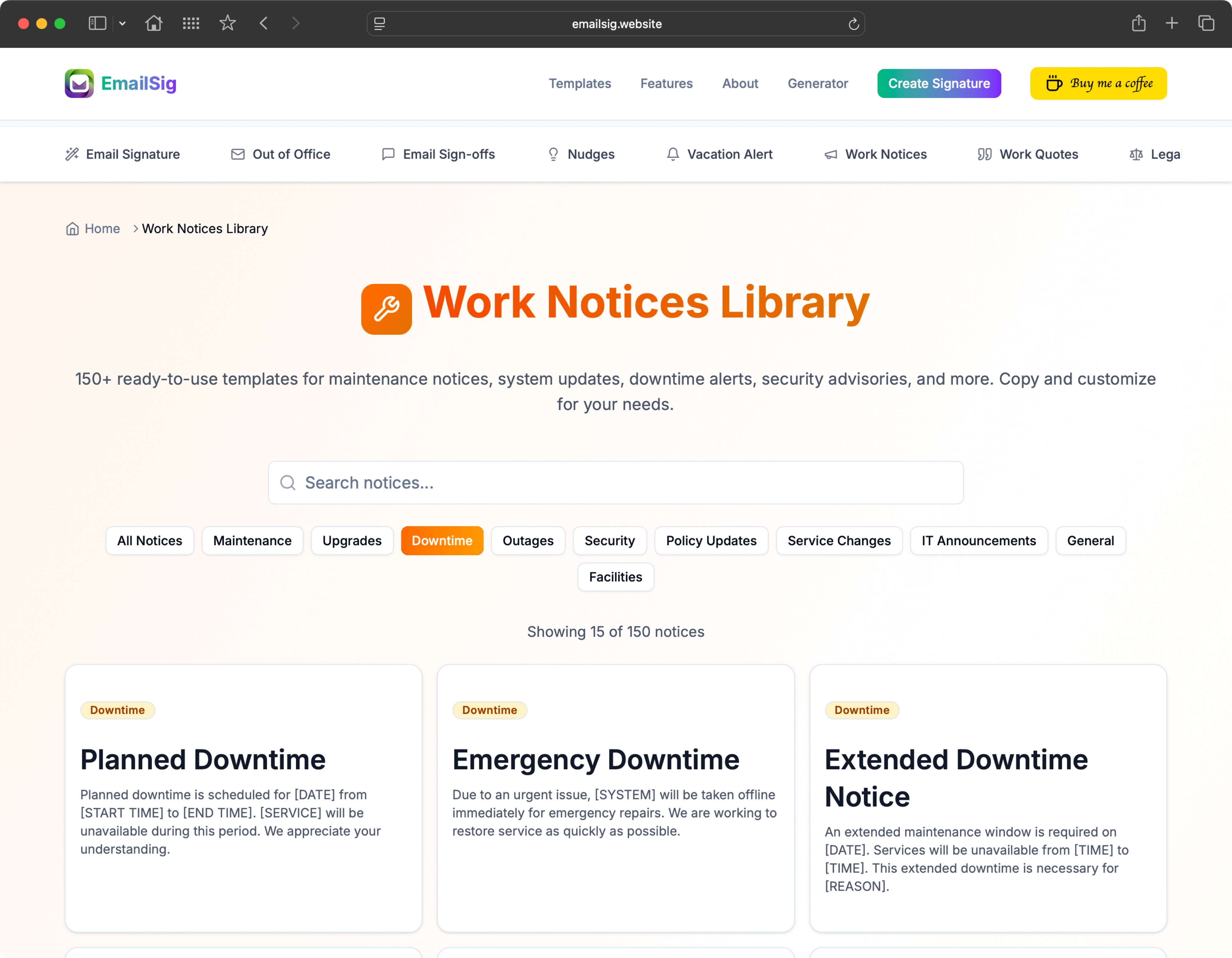 Screenshot 3 of EmailSig