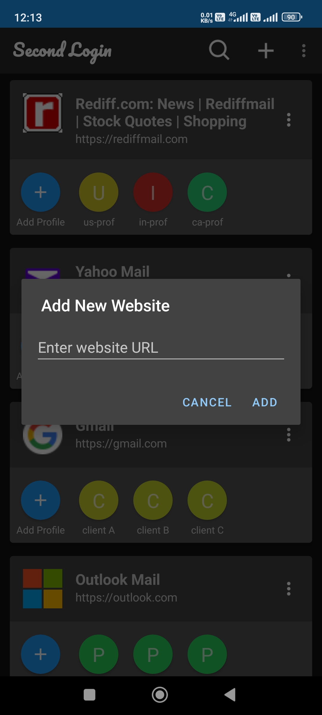 Screenshot 2 of Second Login