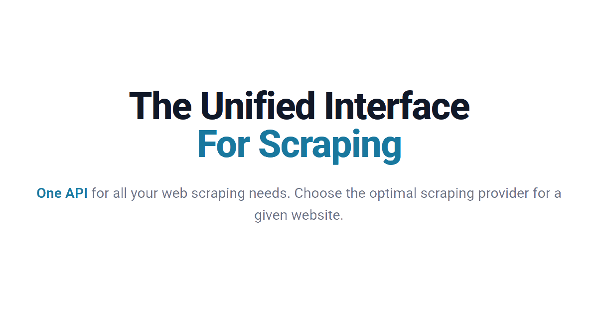 Screenshot 1 of ScrapeRouter