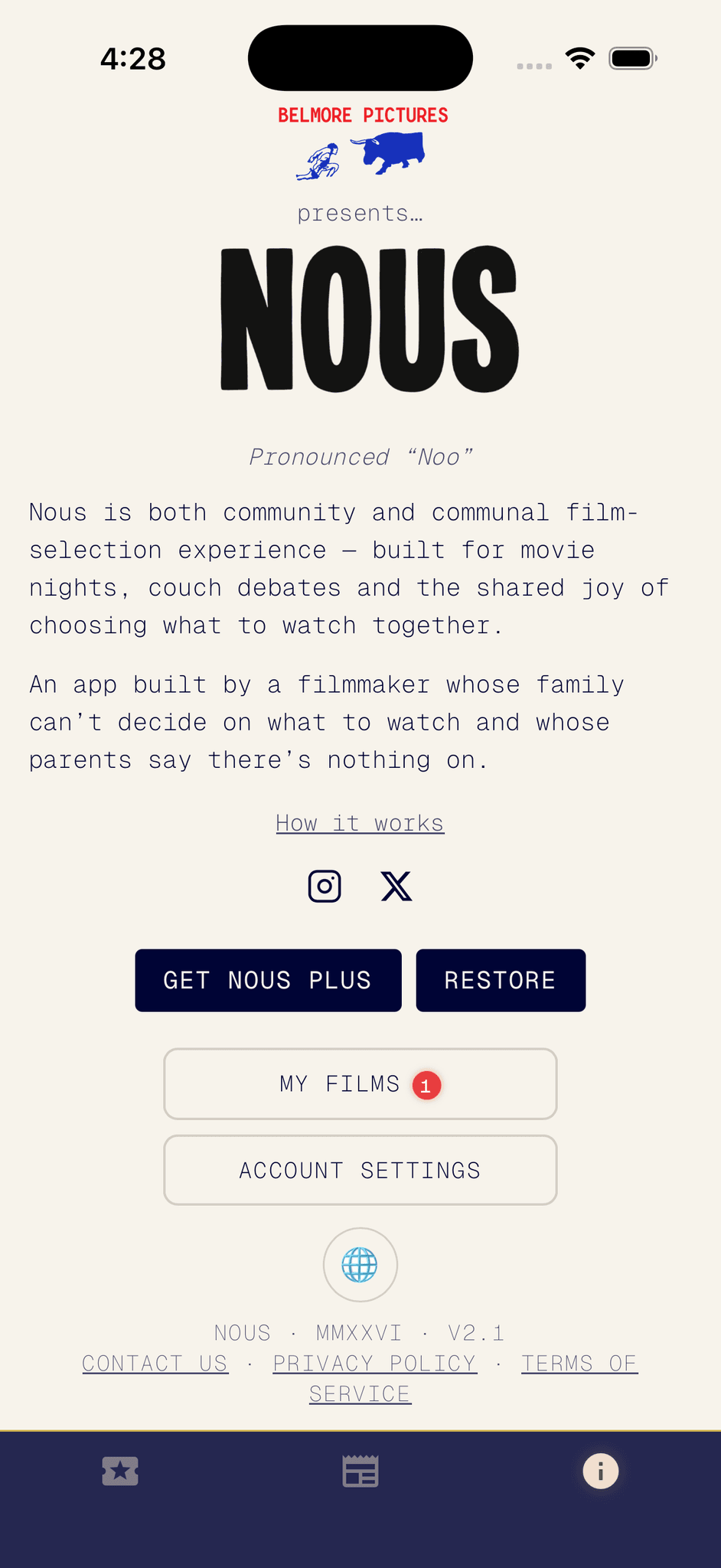 Screenshot 3 of NOUS Cinema