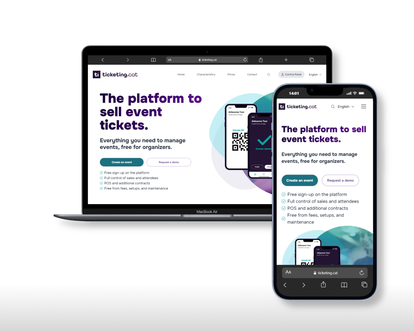 Screenshot 1 of Ticketing.cat