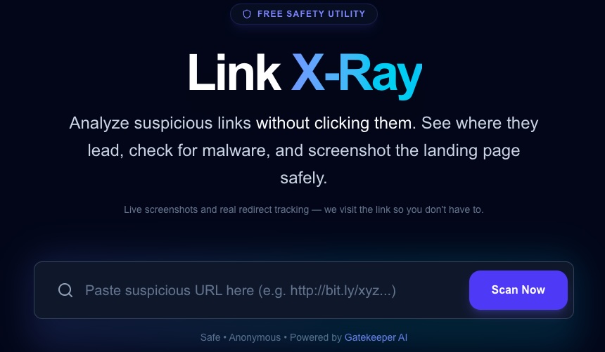 Screenshot 1 of Link X-Ray