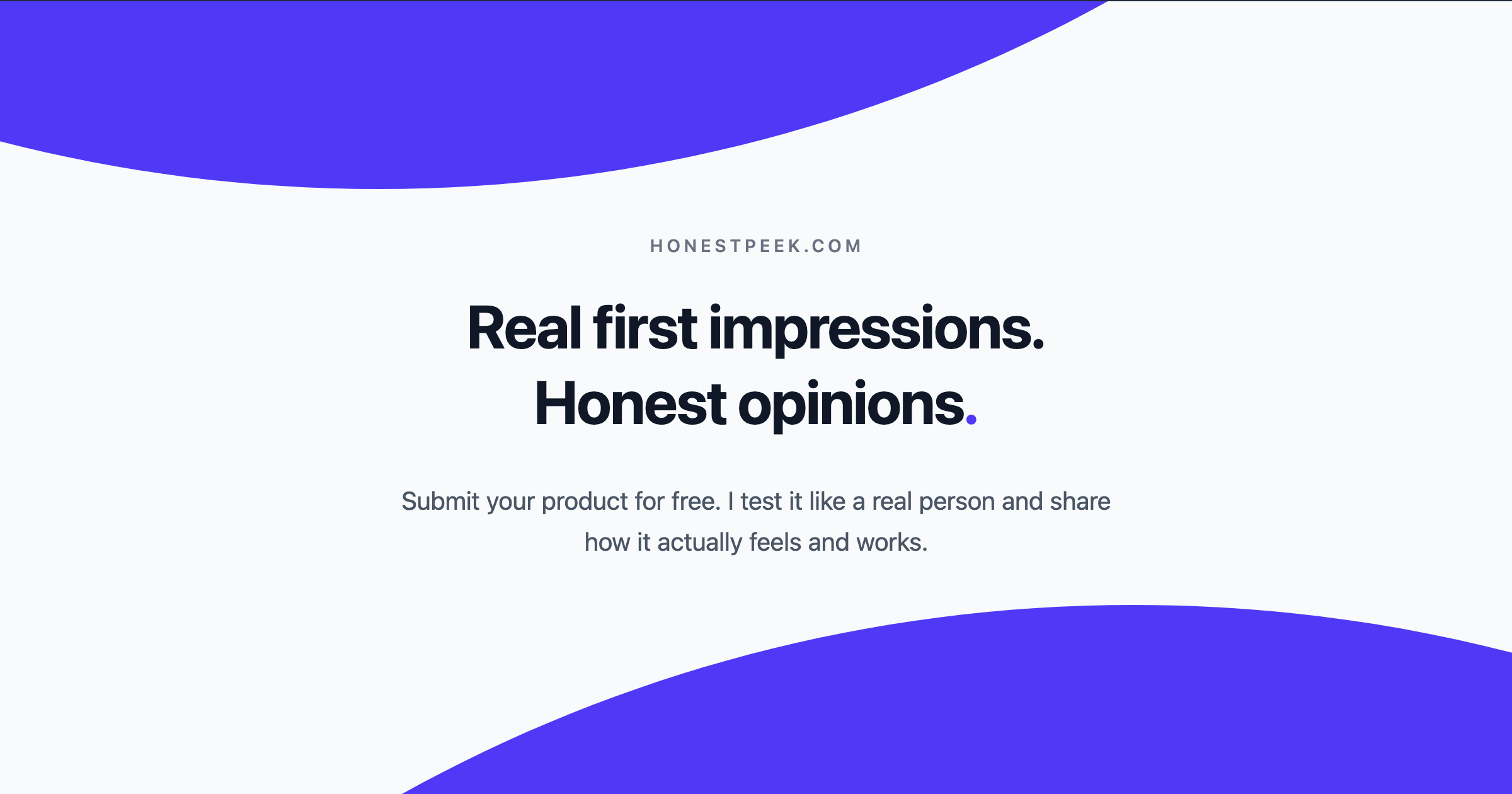 Screenshot 1 of HonestPeek