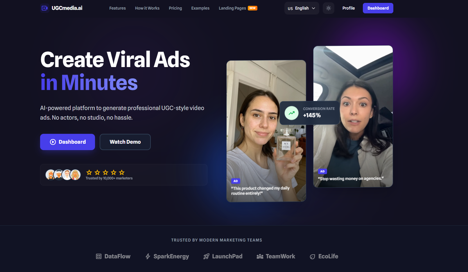 Screenshot 1 of UGCmedia.ai 