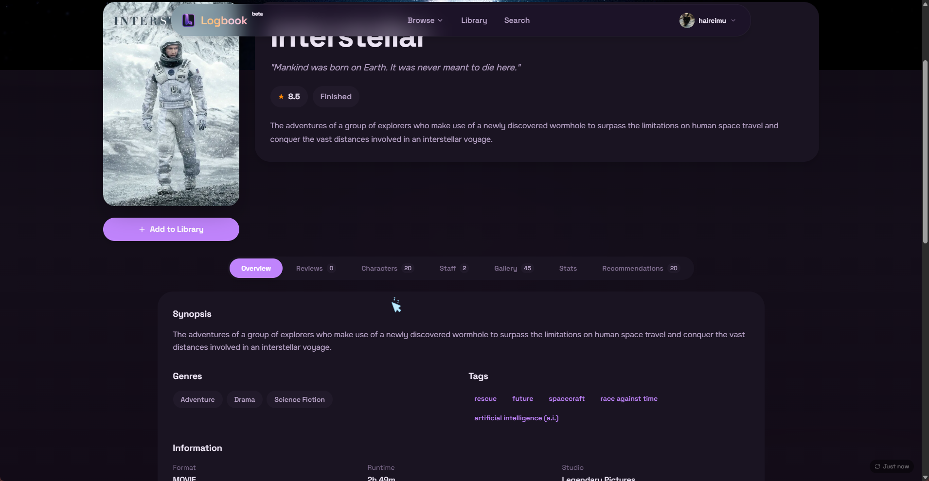 Screenshot 2 of Logbook