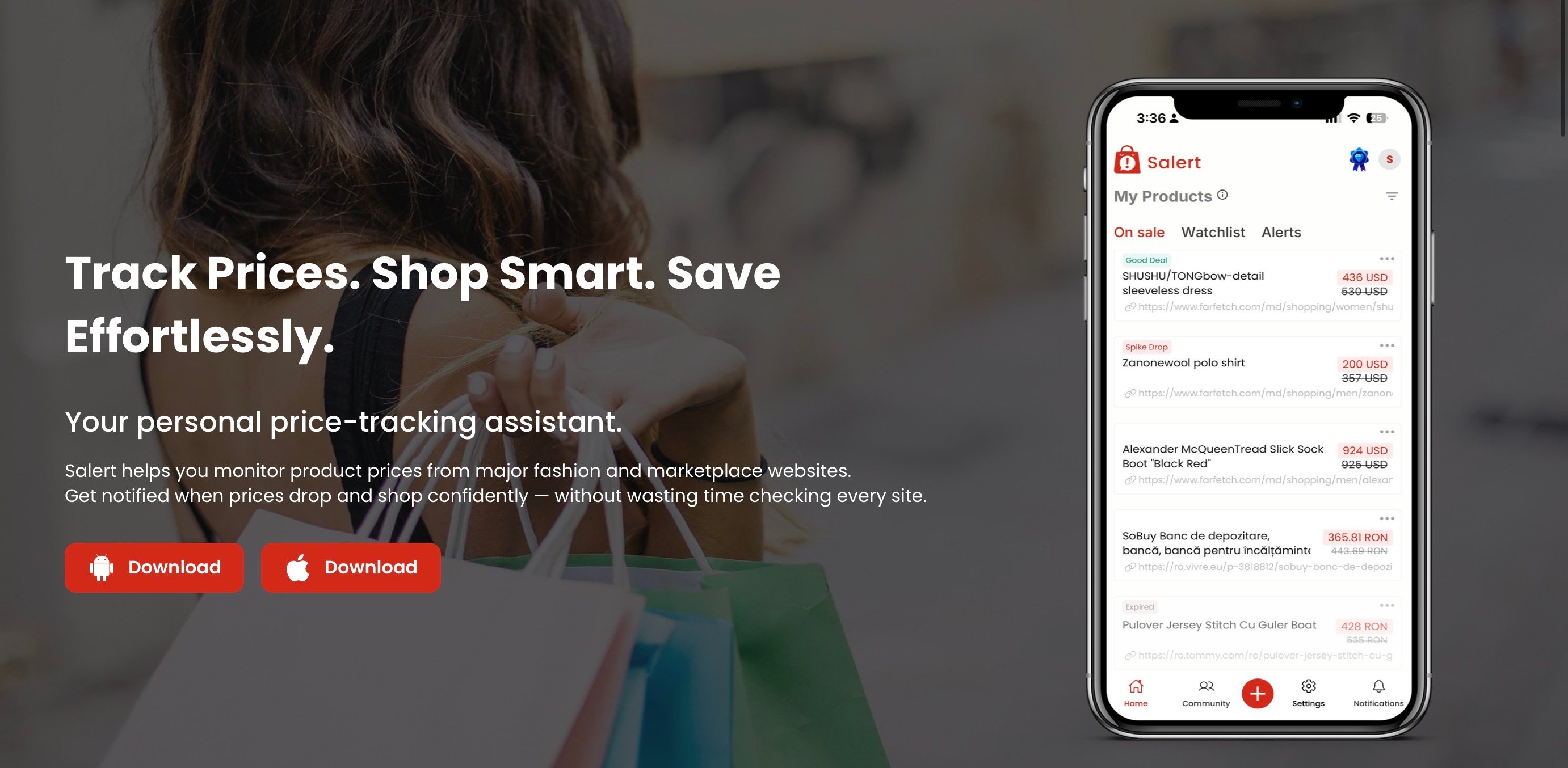 Screenshot 1 of Salert