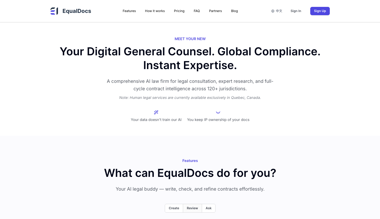 Screenshot 5 of EqualDocs AI