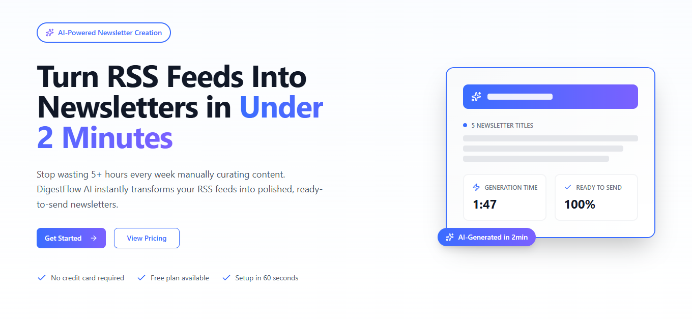 Screenshot 3 of DigestFlow AI