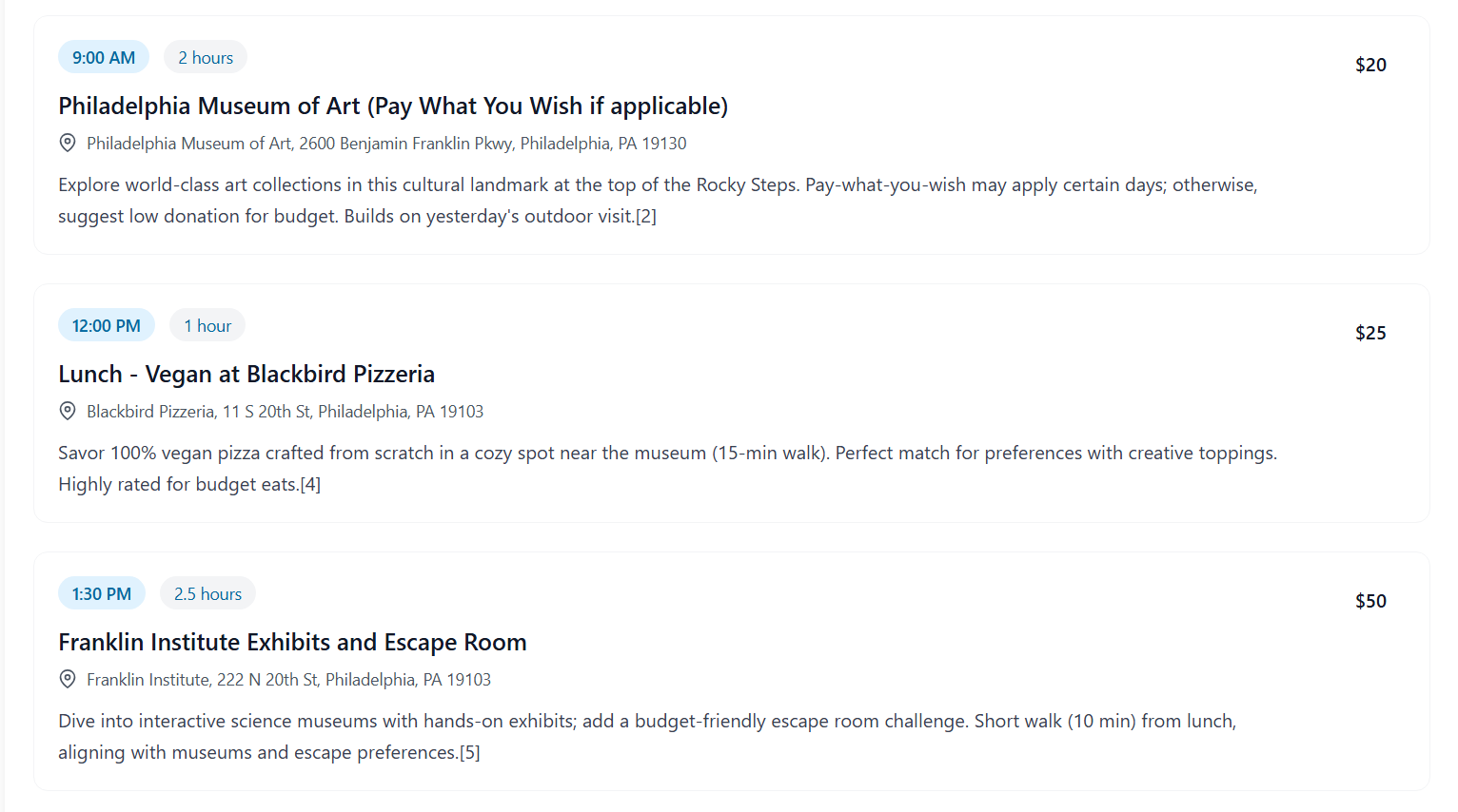 Screenshot 4 of Tourify Trip Planner