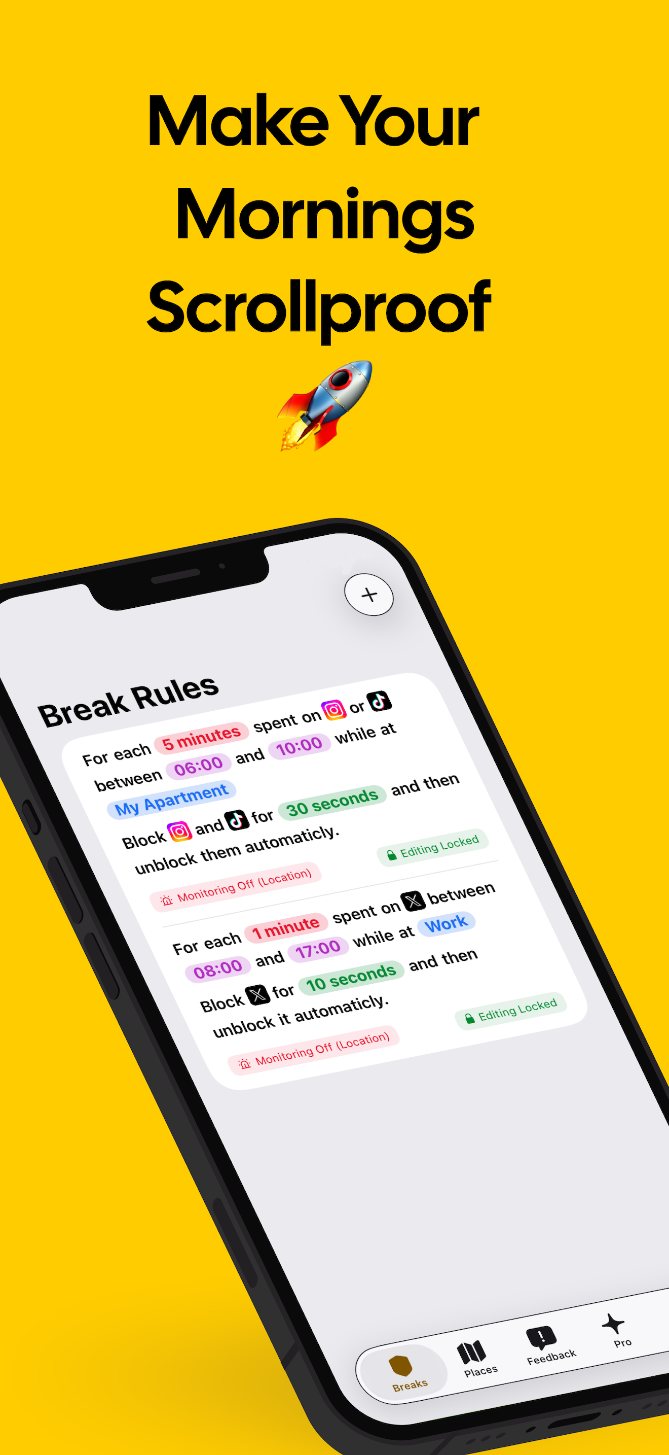 Screenshot 5 of ScrollBump - iOS Doomscroll Break App