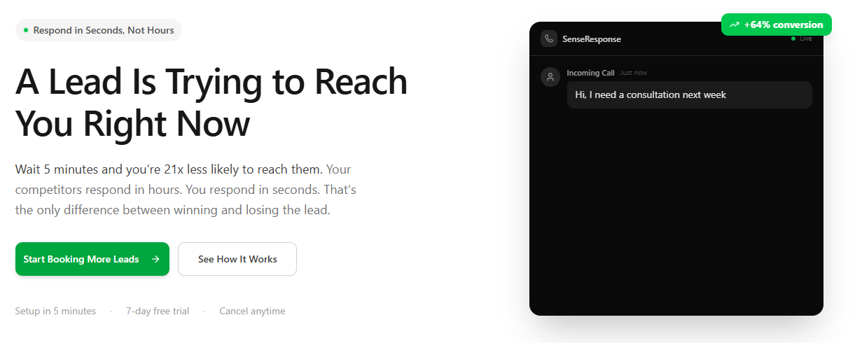 Screenshot 1 of SenseResponse