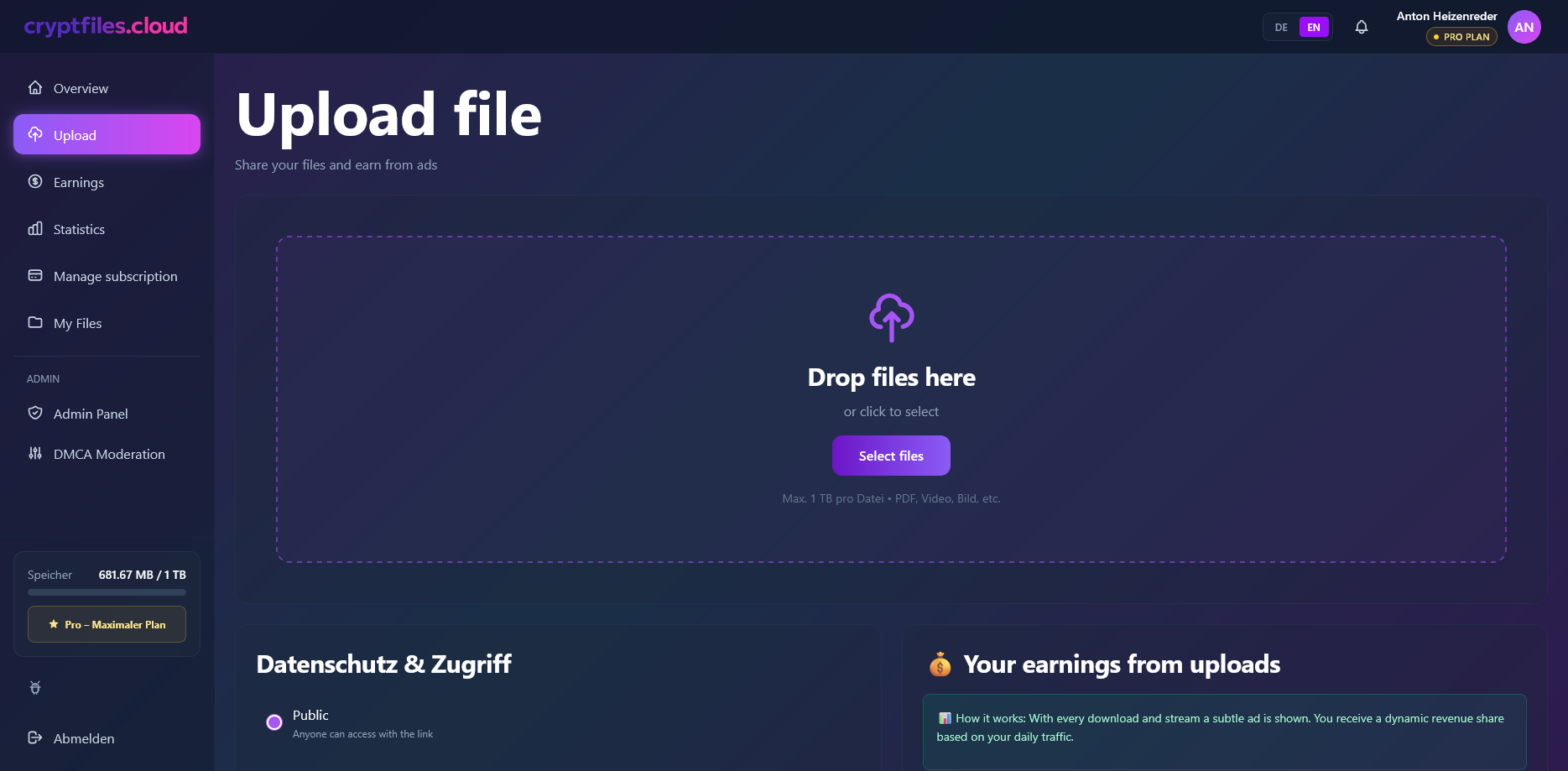 Screenshot 3 of cryptfiles.cloud