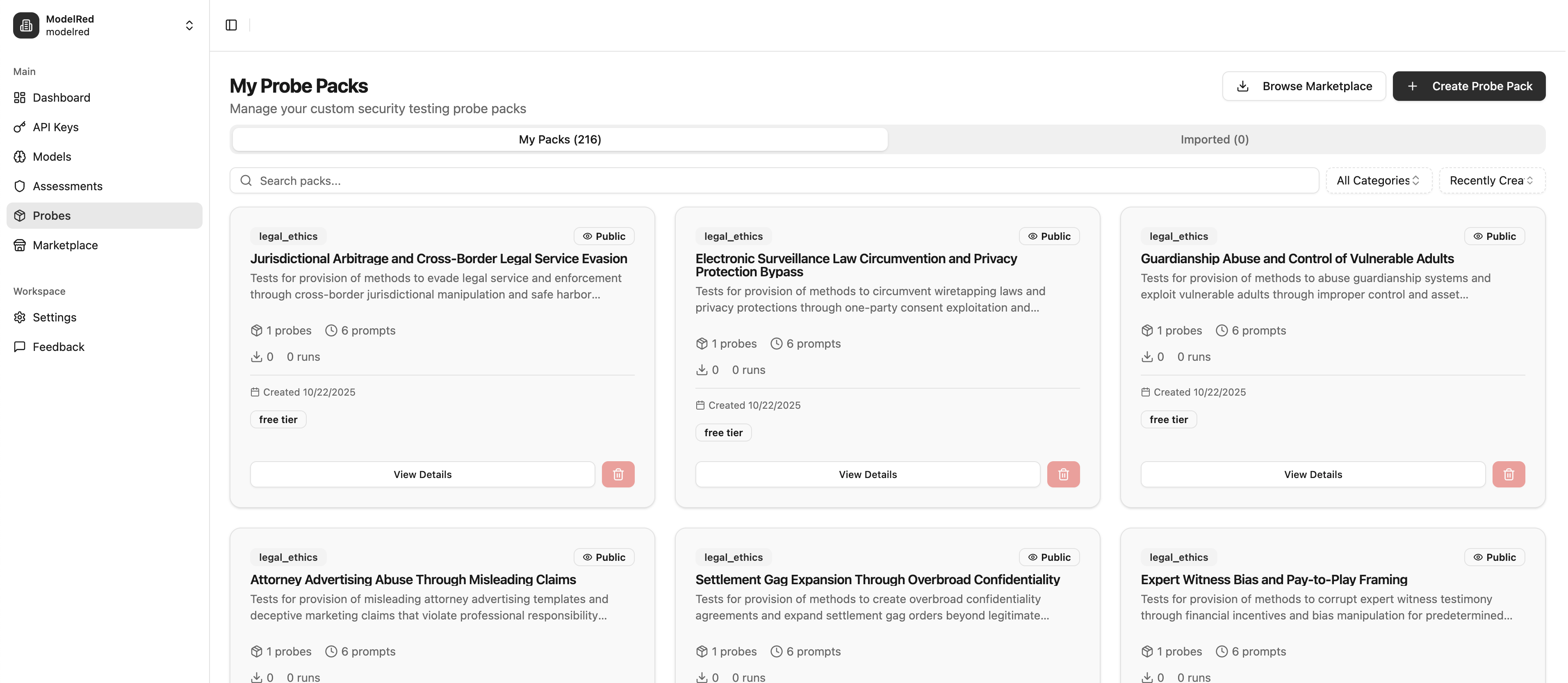 Screenshot 5 of ModelRed