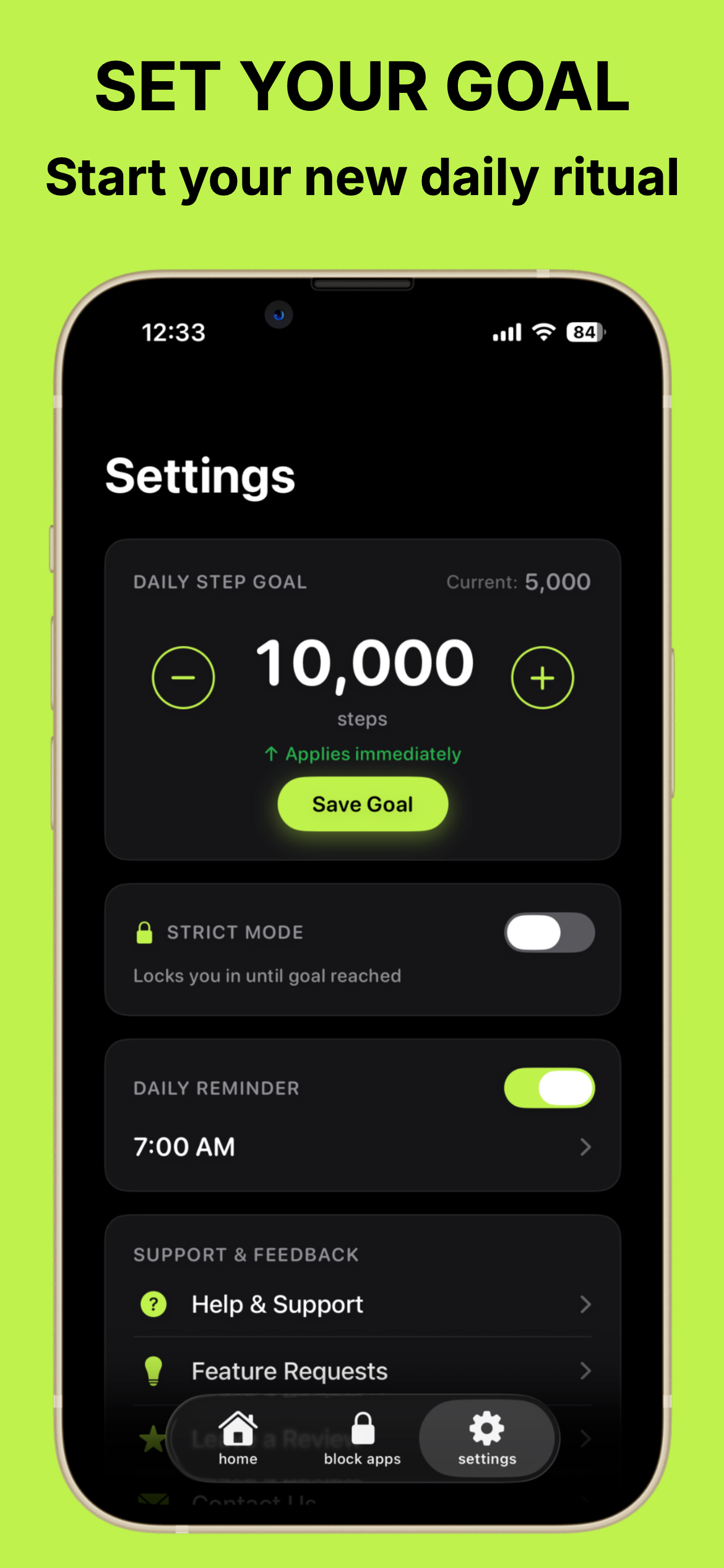 Screenshot 4 of brb: Walk to Unlock Apps