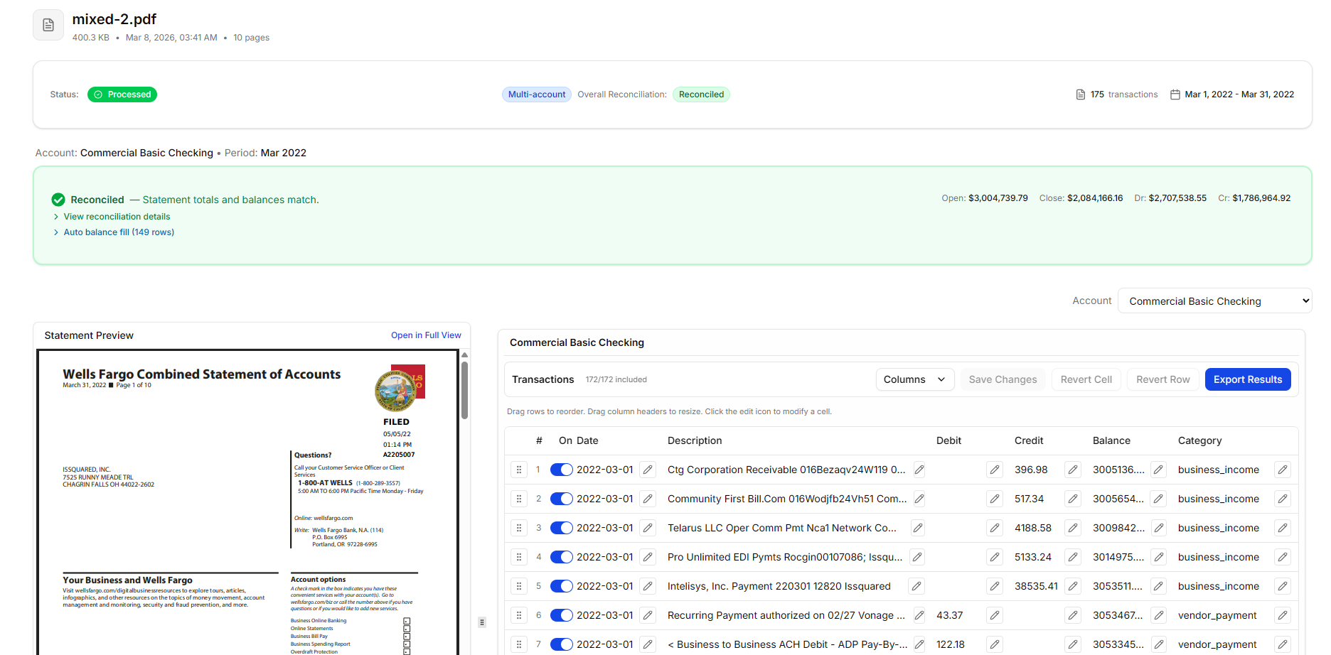 Screenshot 2 of Smart Bank Statement